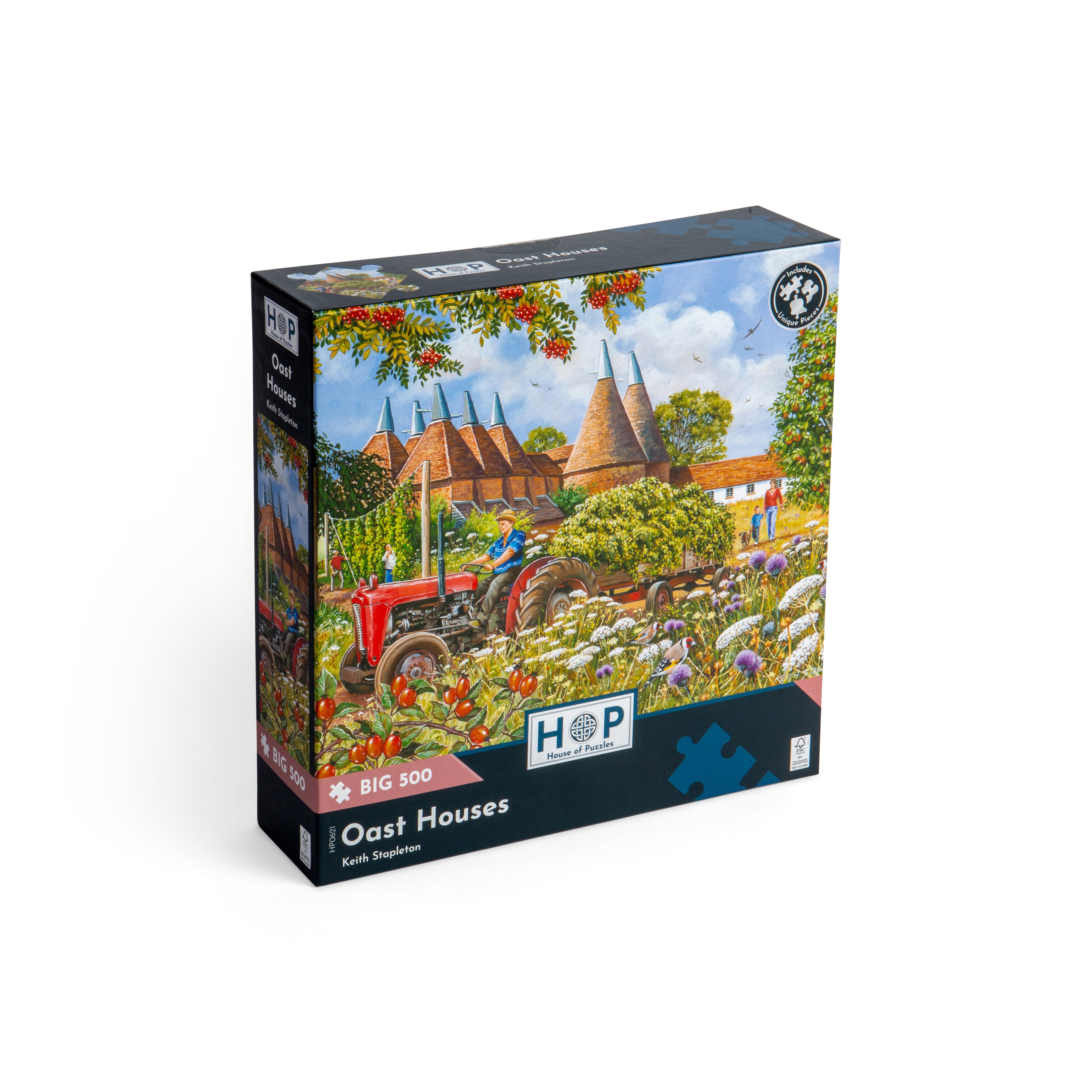 Oast Houses BIG 500 Puzzle (3 Years +)