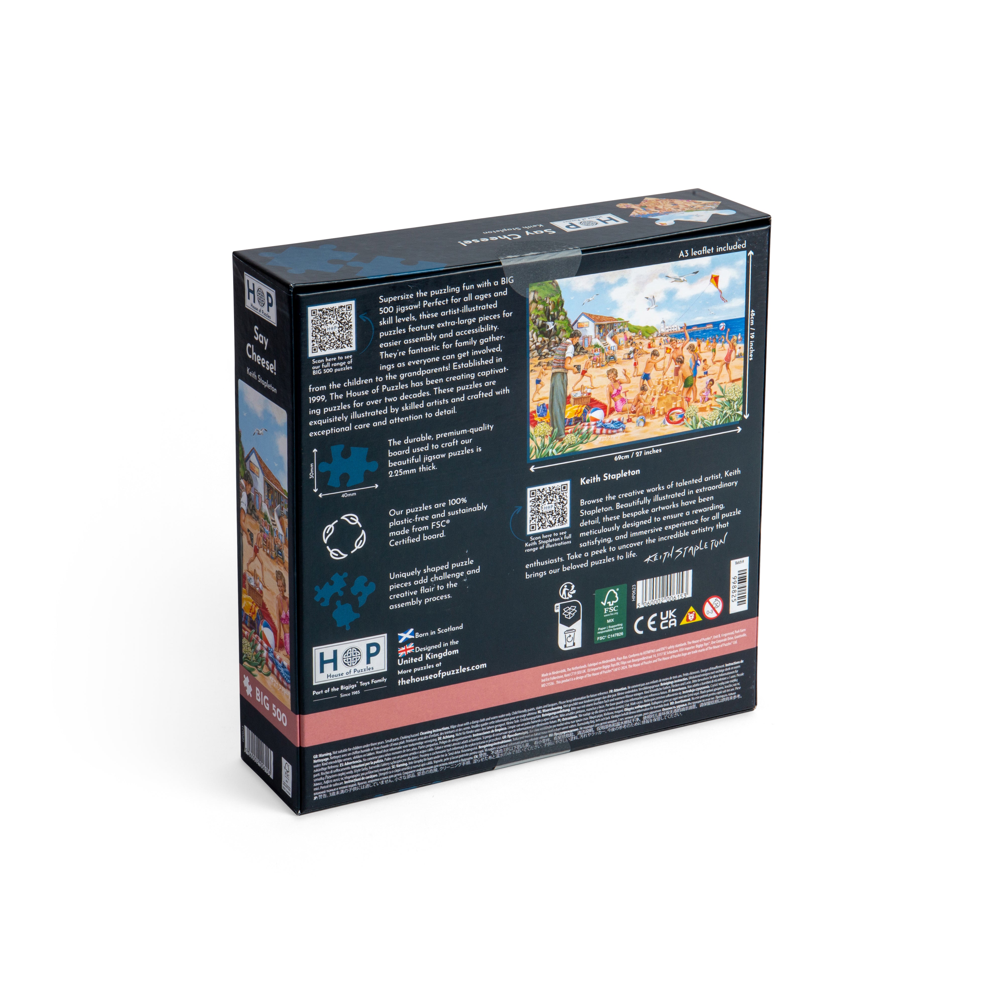 Say Cheese BIG 500 Puzzle (3 Years +)
