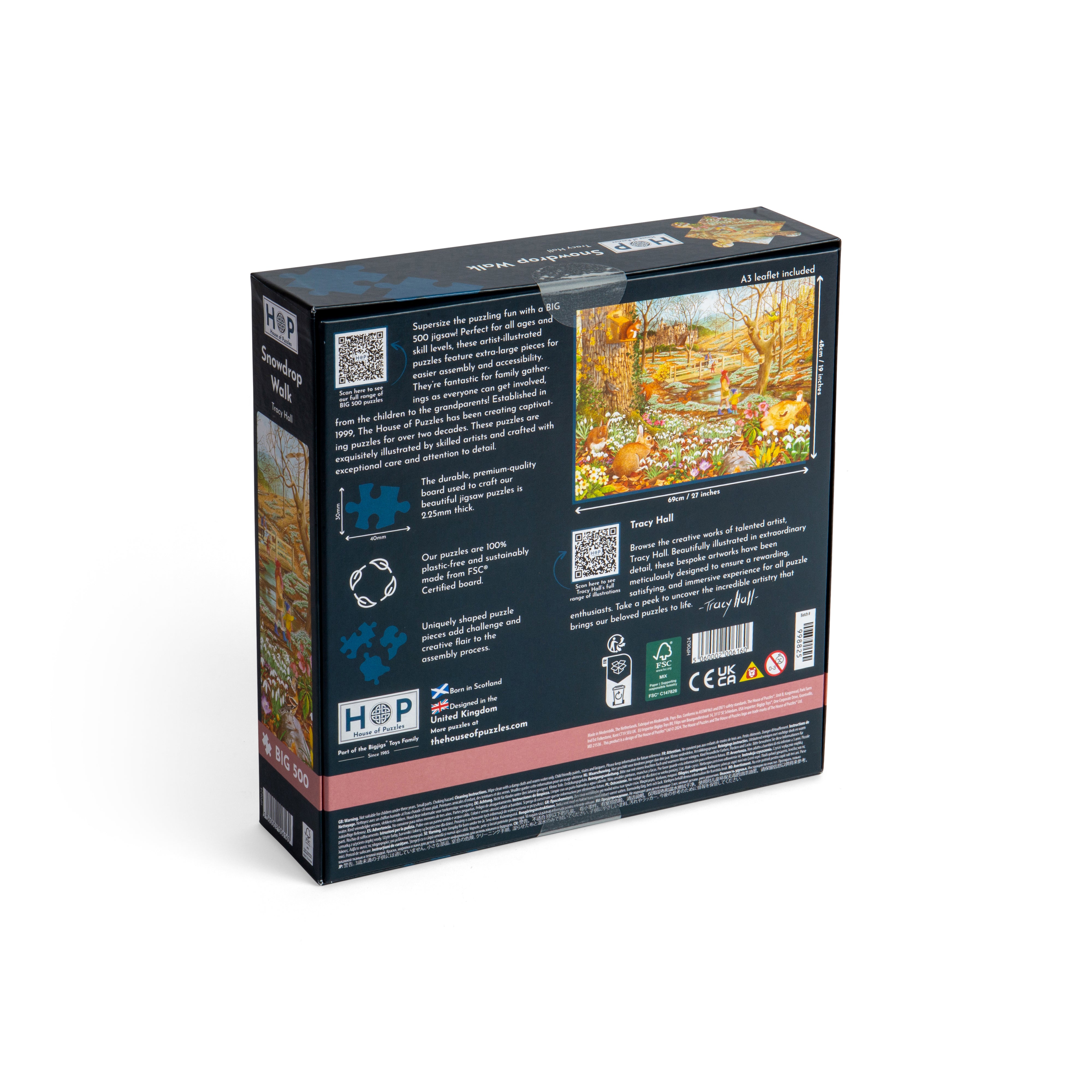 Snowdrop Walk BIG 500 Puzzle (3 Years +)