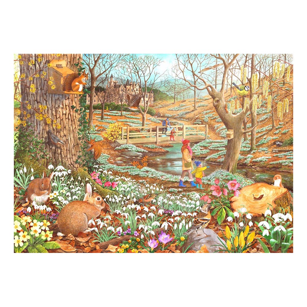 Snowdrop Walk BIG 500 Puzzle (3 Years +)