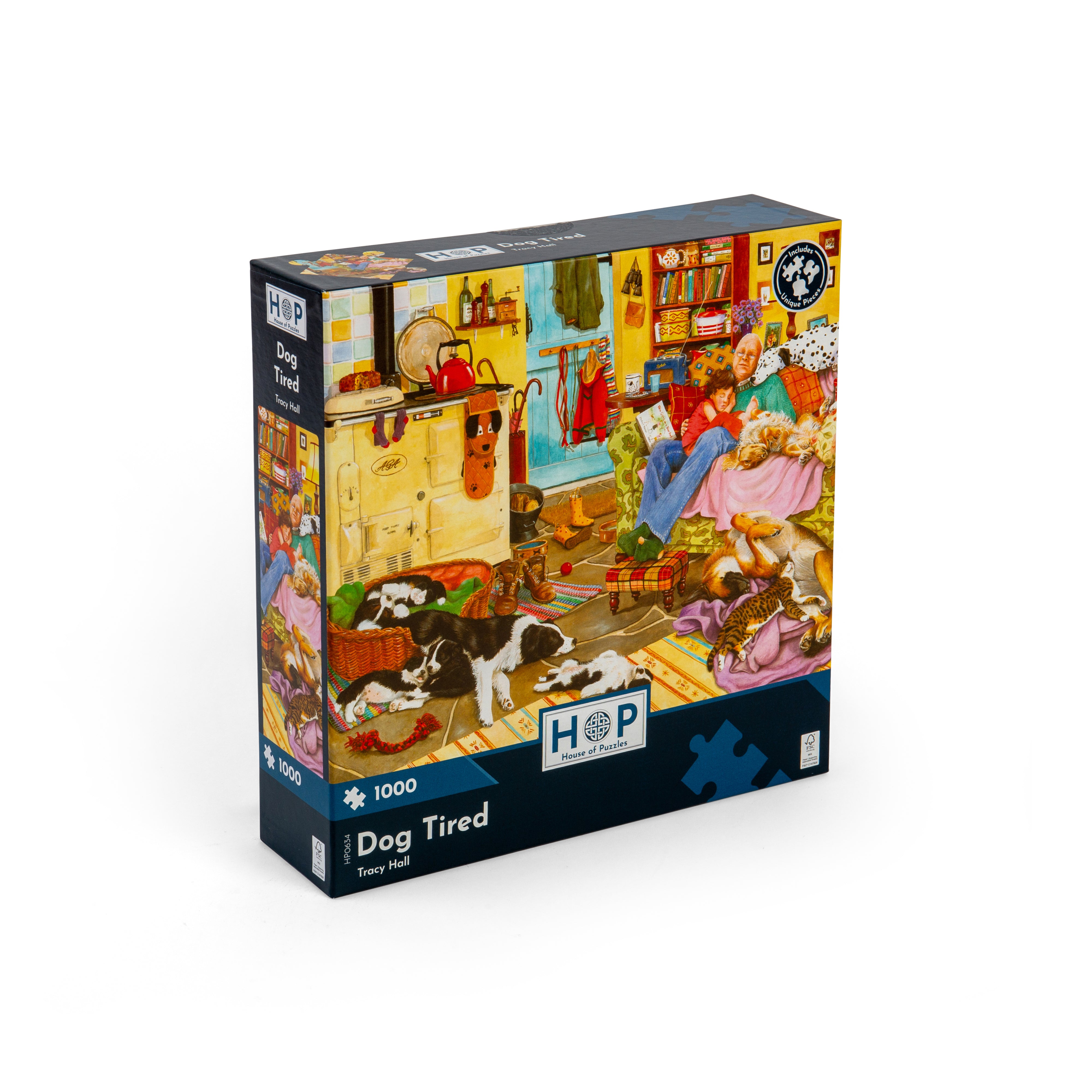 Dog Tired 1000 Piece Puzzle (3 Years +)