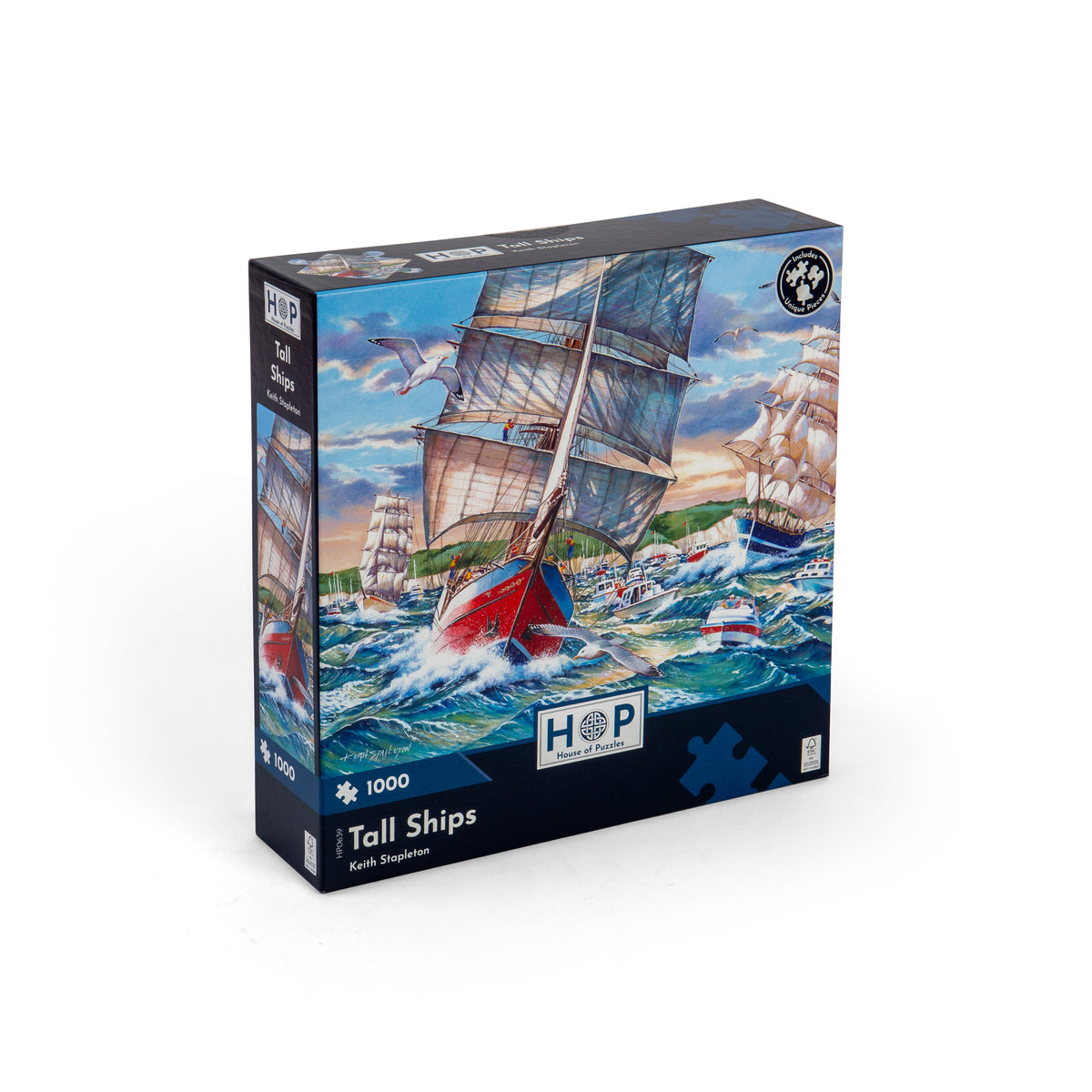 Tall Ships 1000 Piece Puzzle (3 Years +)