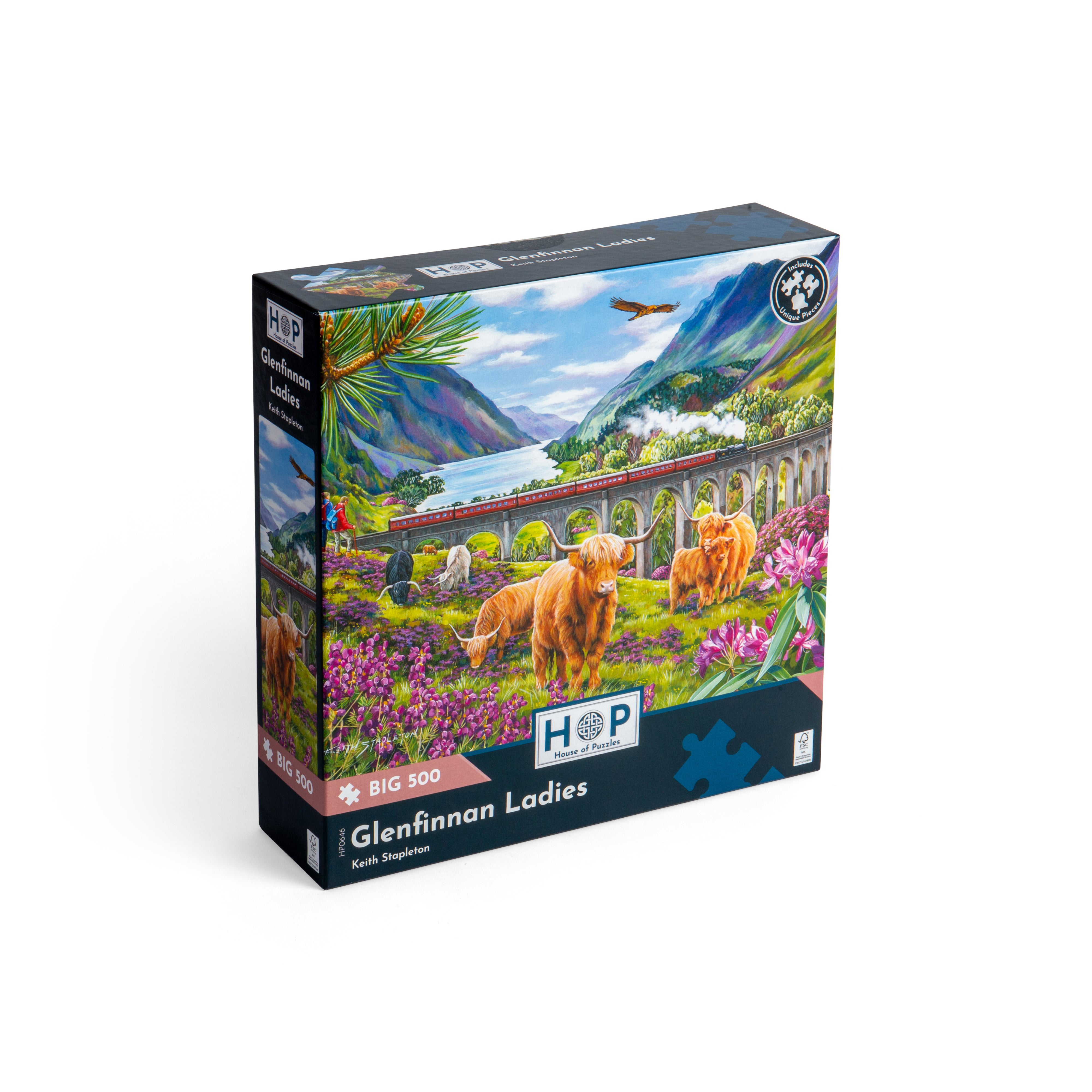 Glenfinnan Ladies BIG 500 Puzzle (3 Years +)