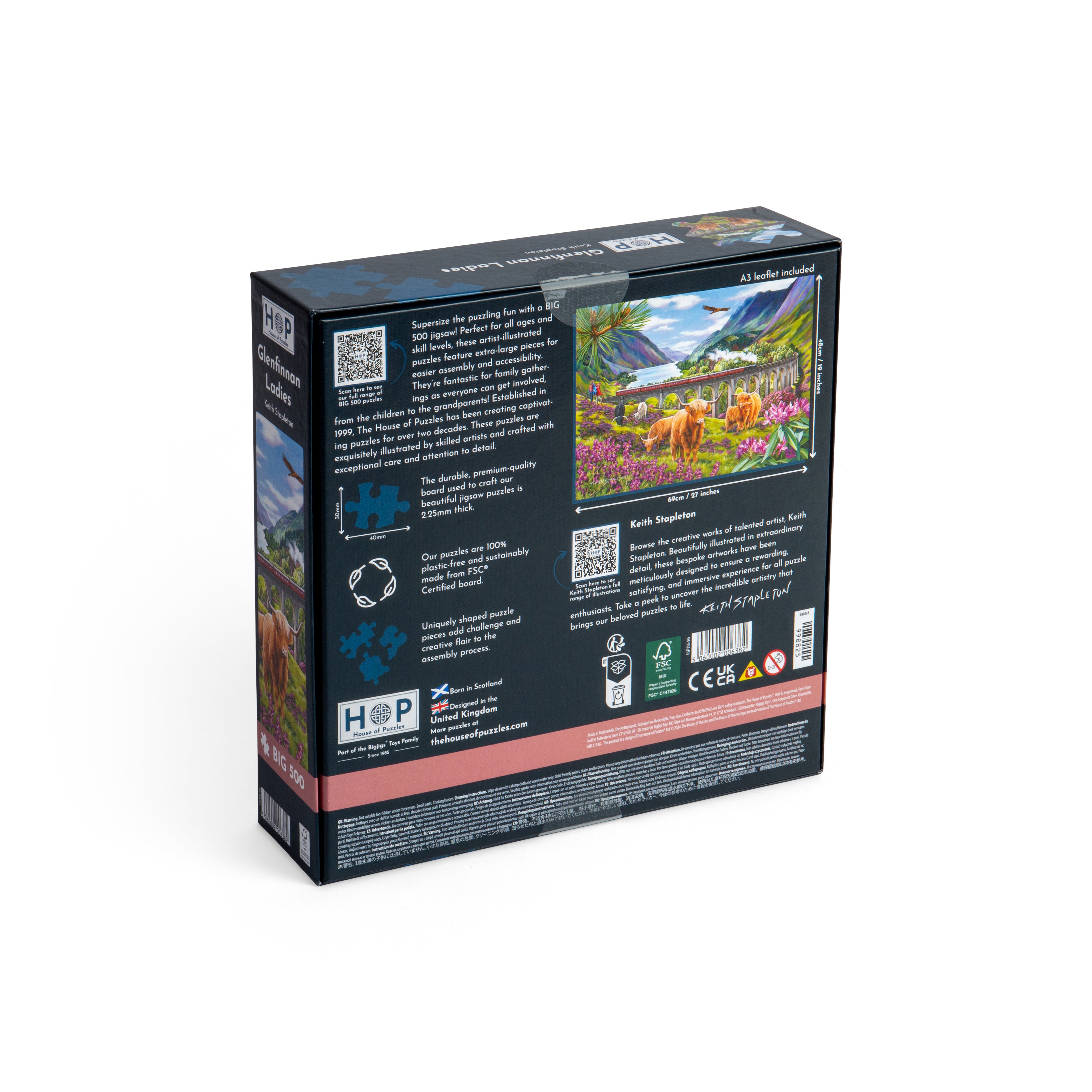 Glenfinnan Ladies BIG 500 Puzzle (3 Years +)