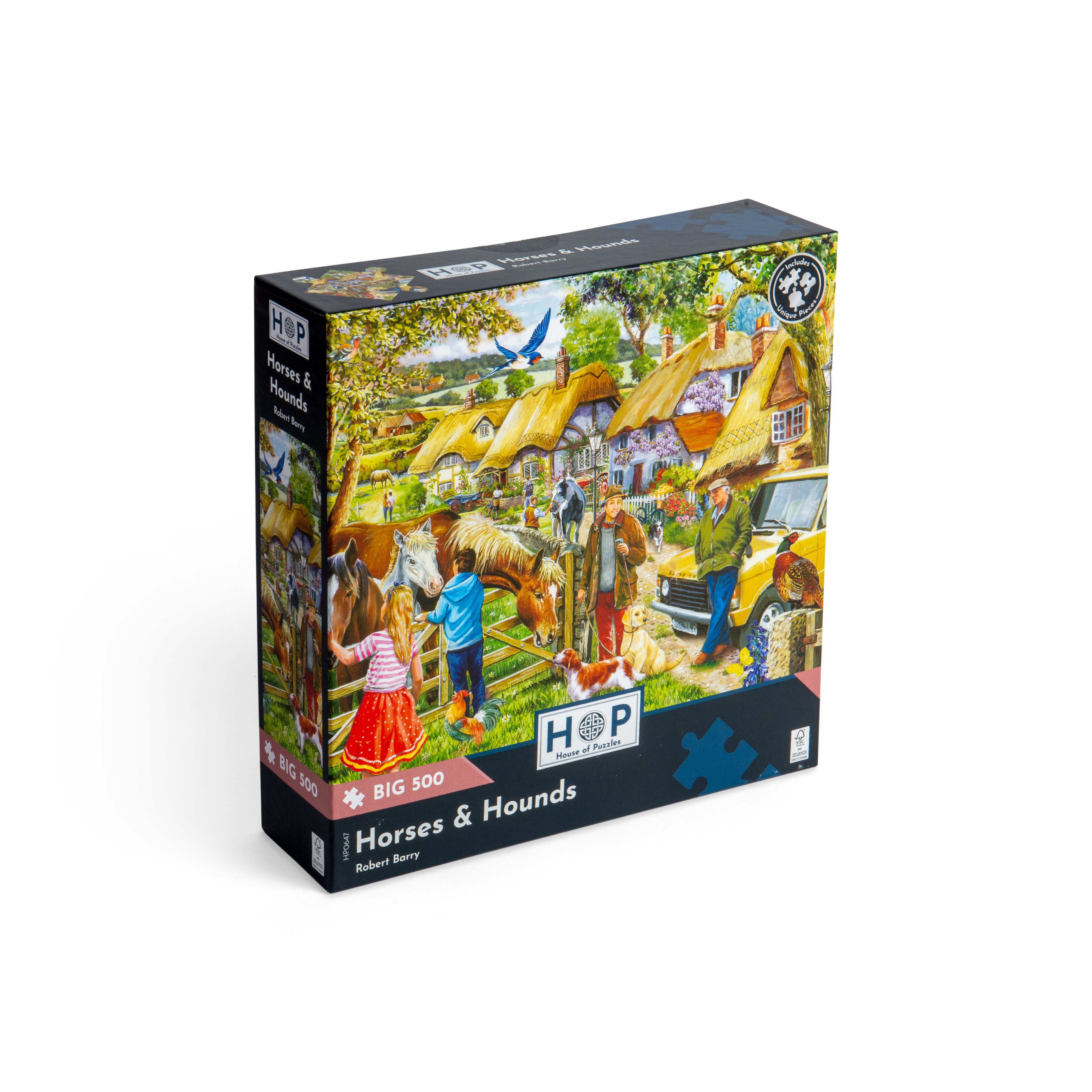 Horses & Hounds BIG 500 Puzzle (3 Years +)