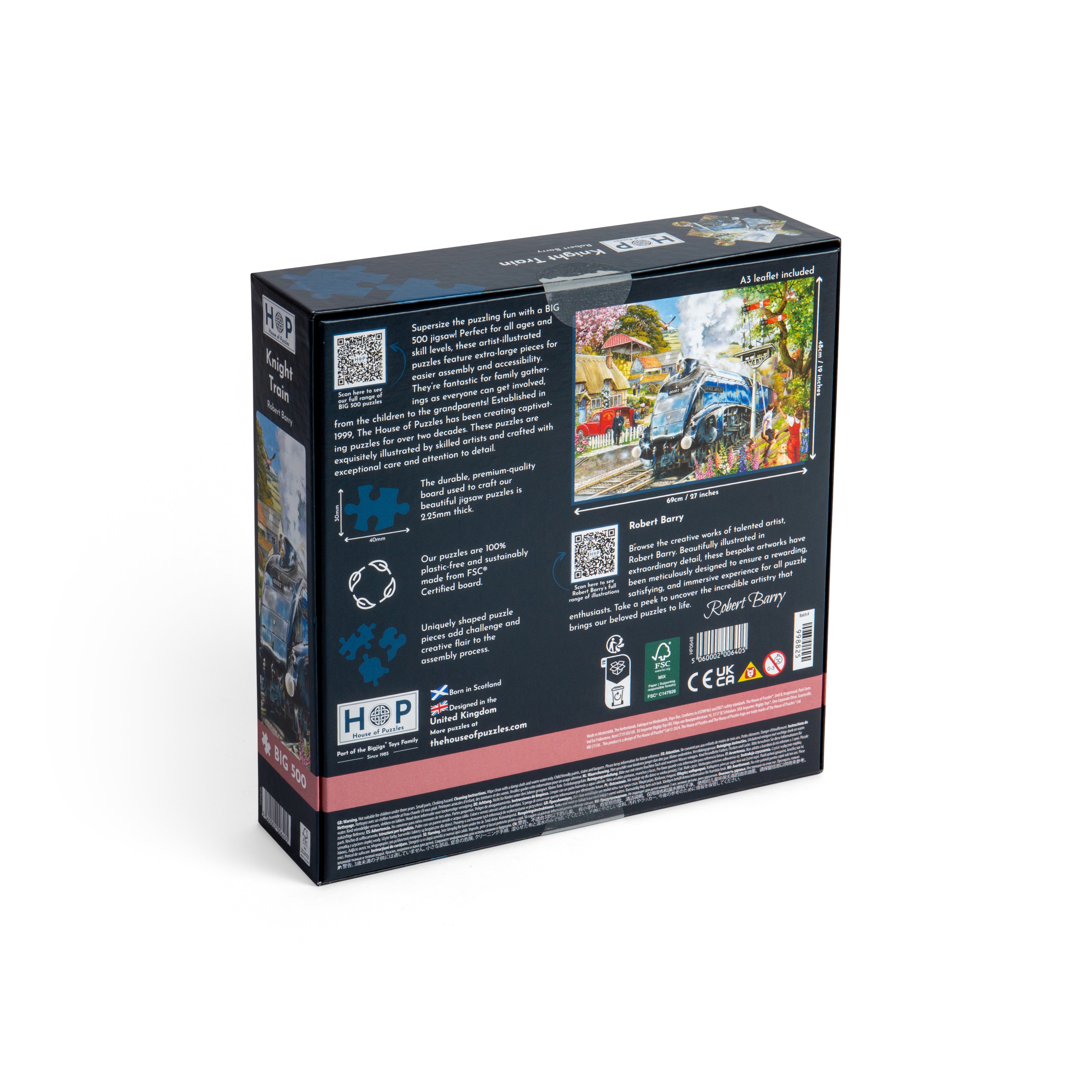 Knight Train BIG 500 Puzzle (3 Years +)