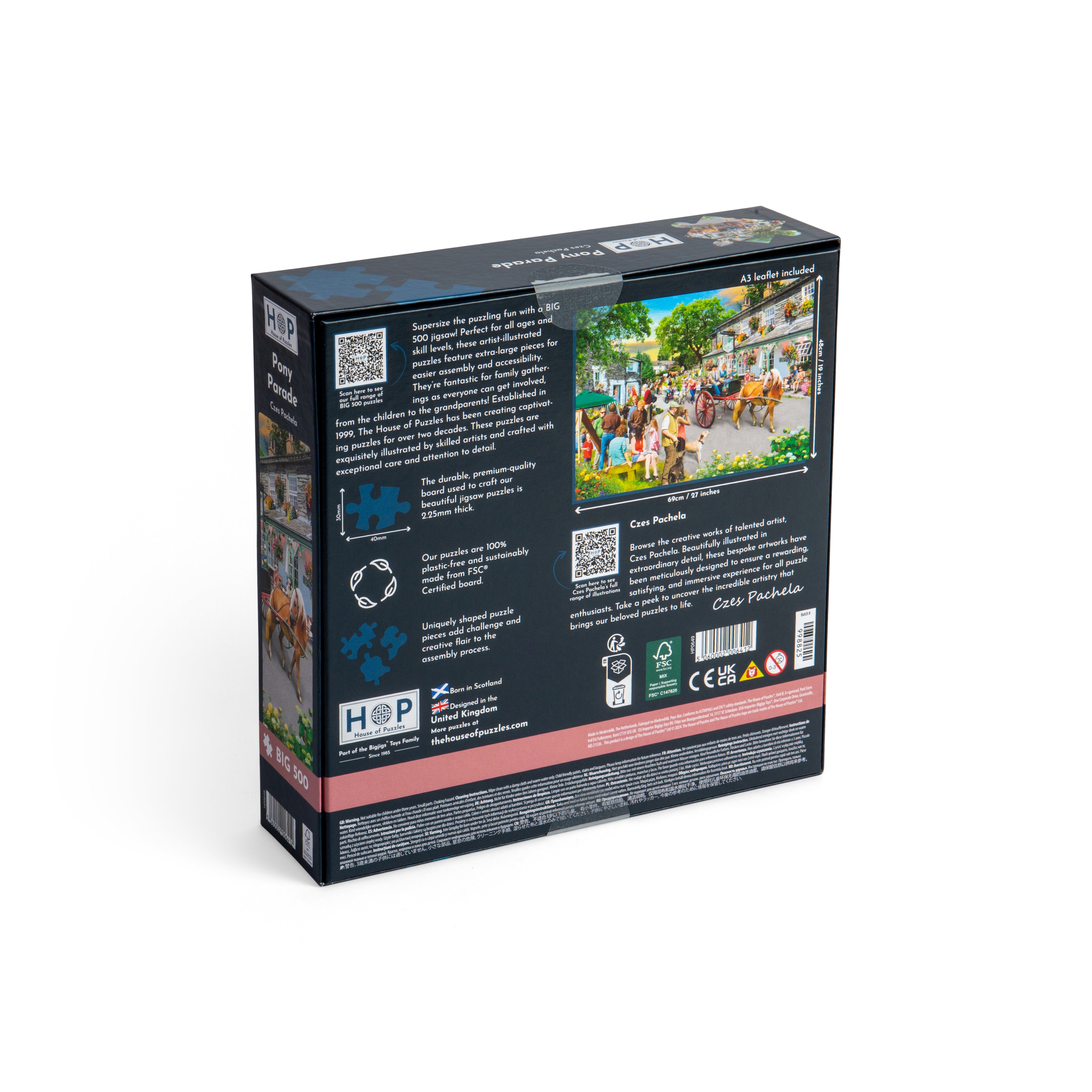 Pony Parade BIG 500 Puzzle (3 Years +)