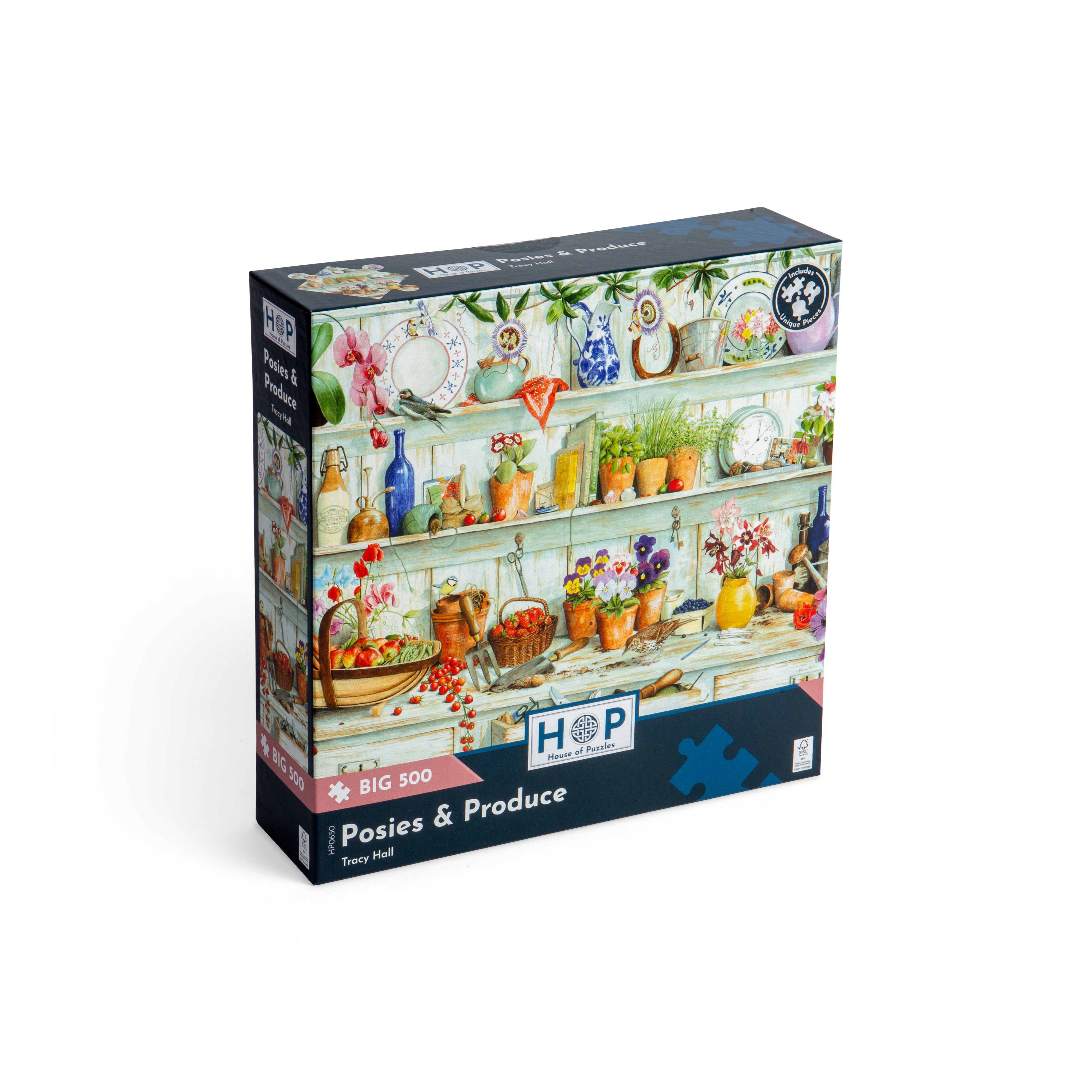 Posies & Produce BIG 500 Puzzle (3 Years +)