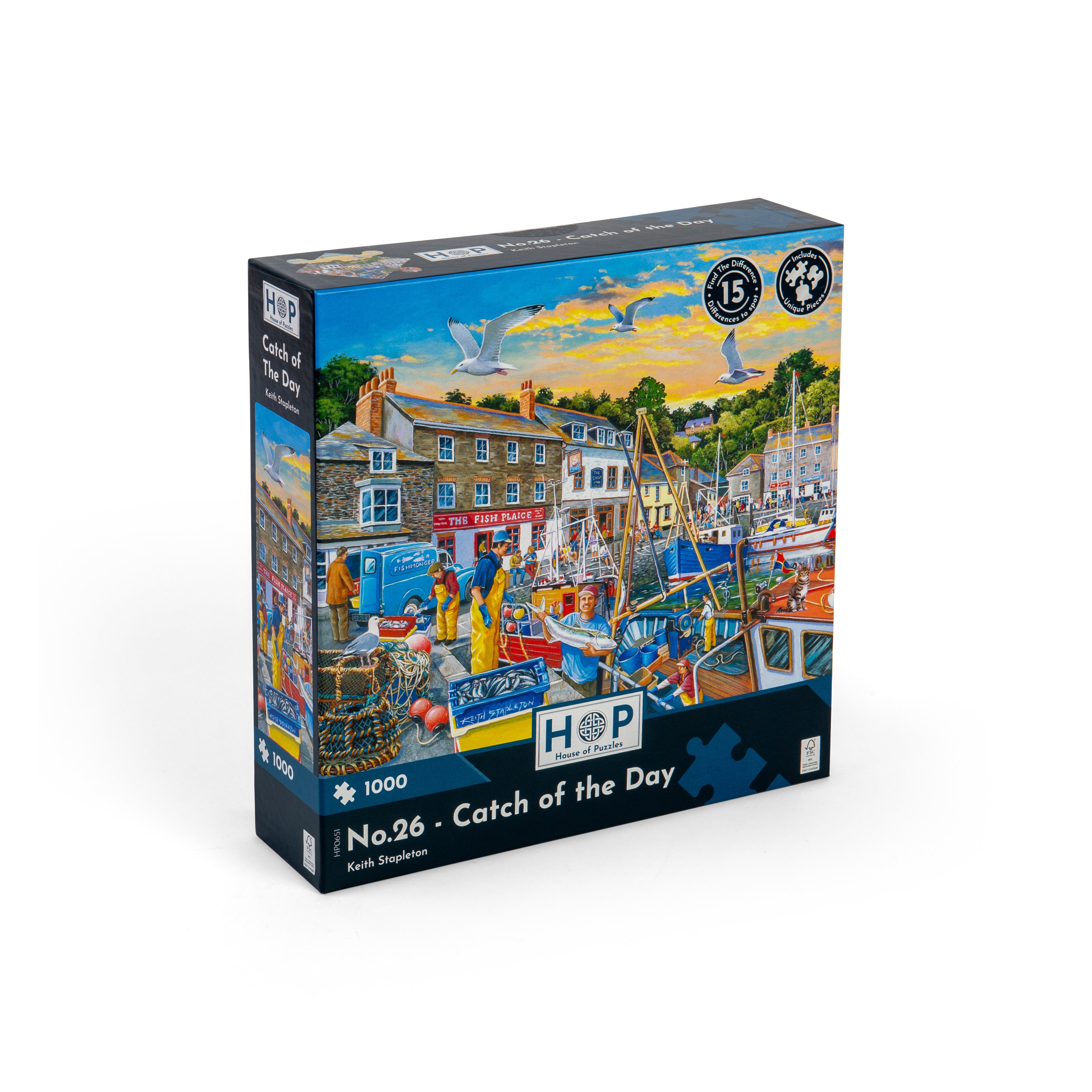 No. 26 - Catch of the Day 1000 Piece Puzzle (3 Years +)