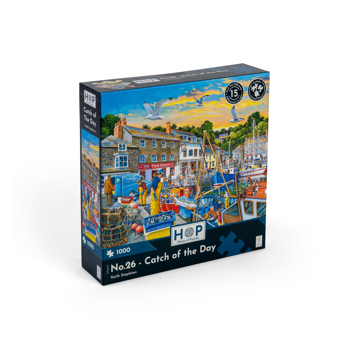 No. 26 - Catch of the Day 1000 Piece Puzzle (3 Years +)