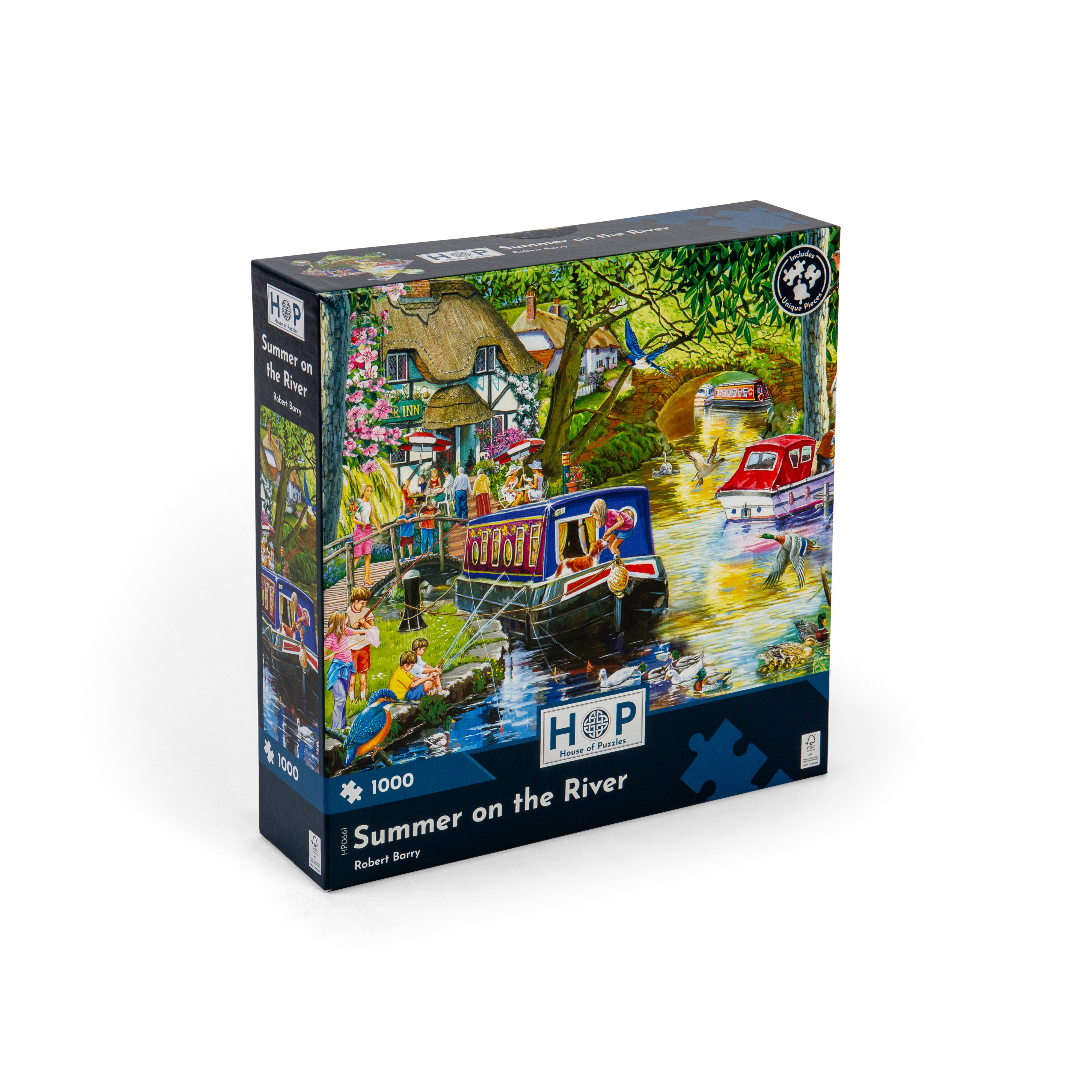 Summer on the River 1000 Piece Puzzle (3 Years +)