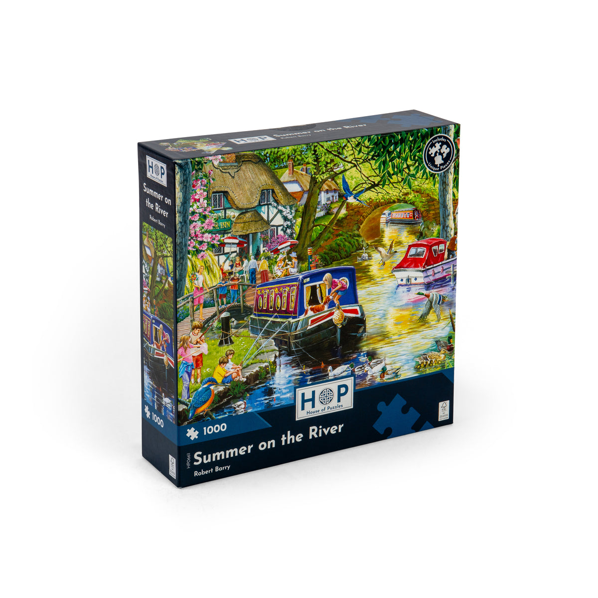 Summer on the River 1000 Piece Puzzle (3 Years +)