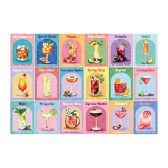 Colourful Cocktails 1000 Piece Puzzle (3 Years +)