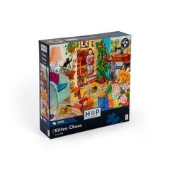 Kitten Chaos 1000 Piece Puzzle (3 Years +)