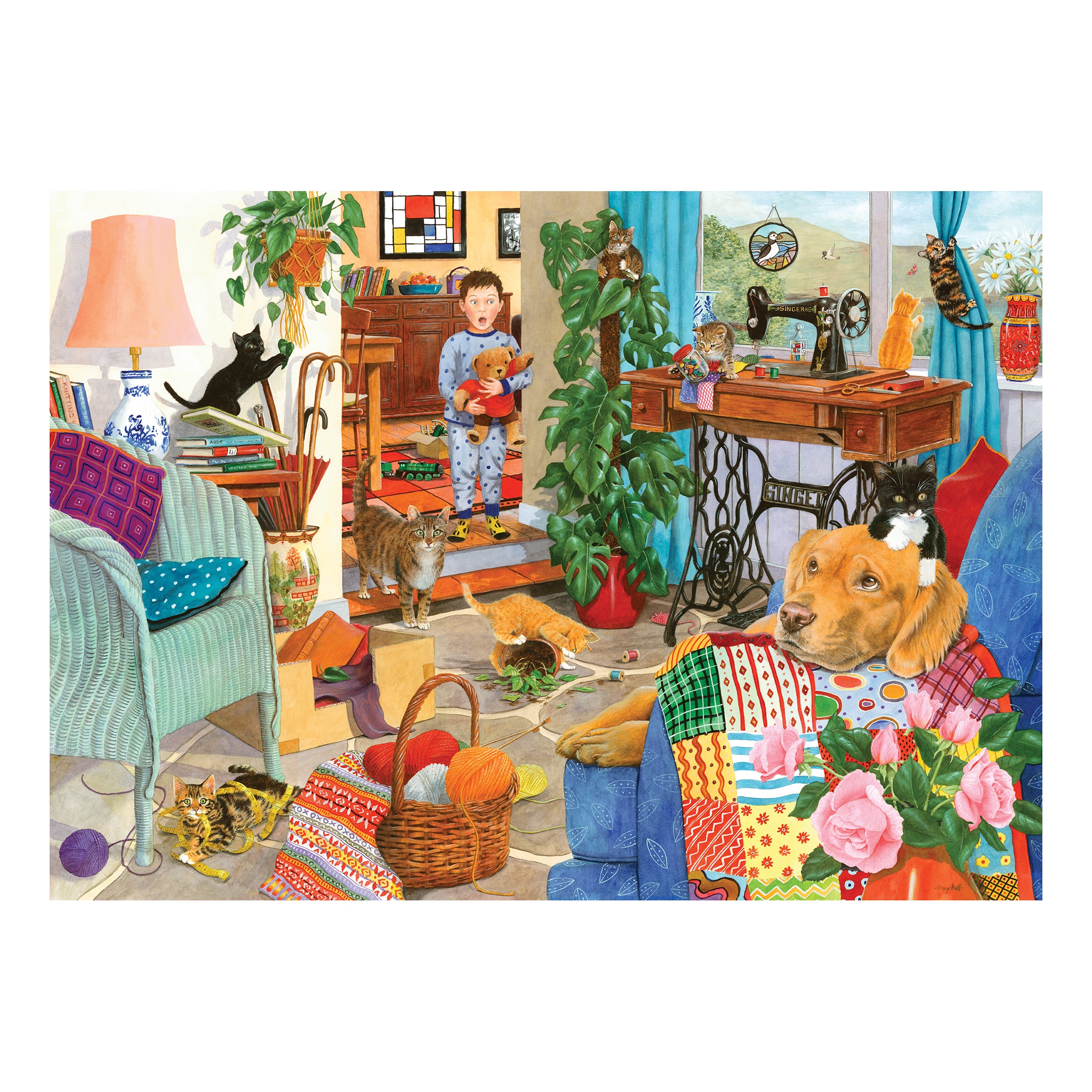Kitten Chaos 1000 Piece Puzzle (3 Years +)