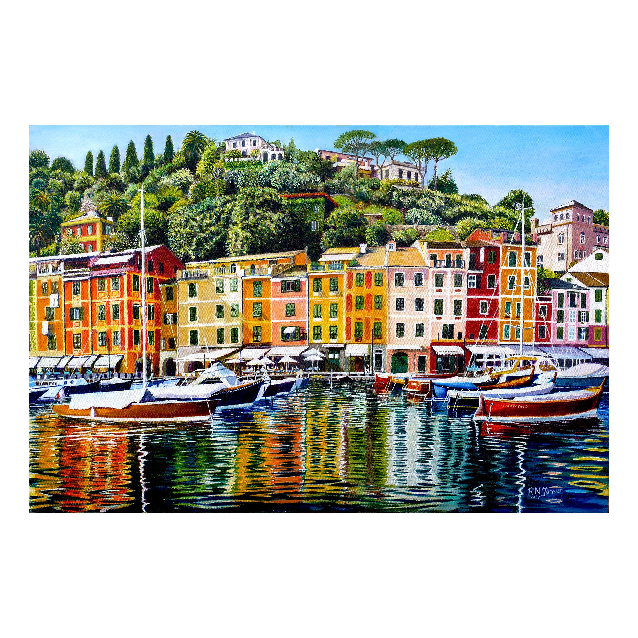 Portofino on Reflection 1000 Piece Puzzle (3 Years +)