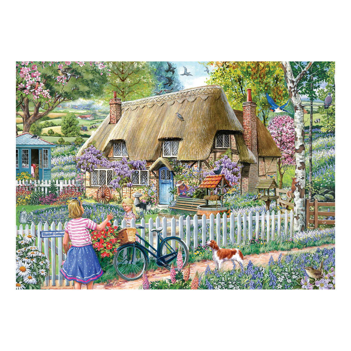 Bluebell Cottage 1000 Piece Puzzle (3 Years +)