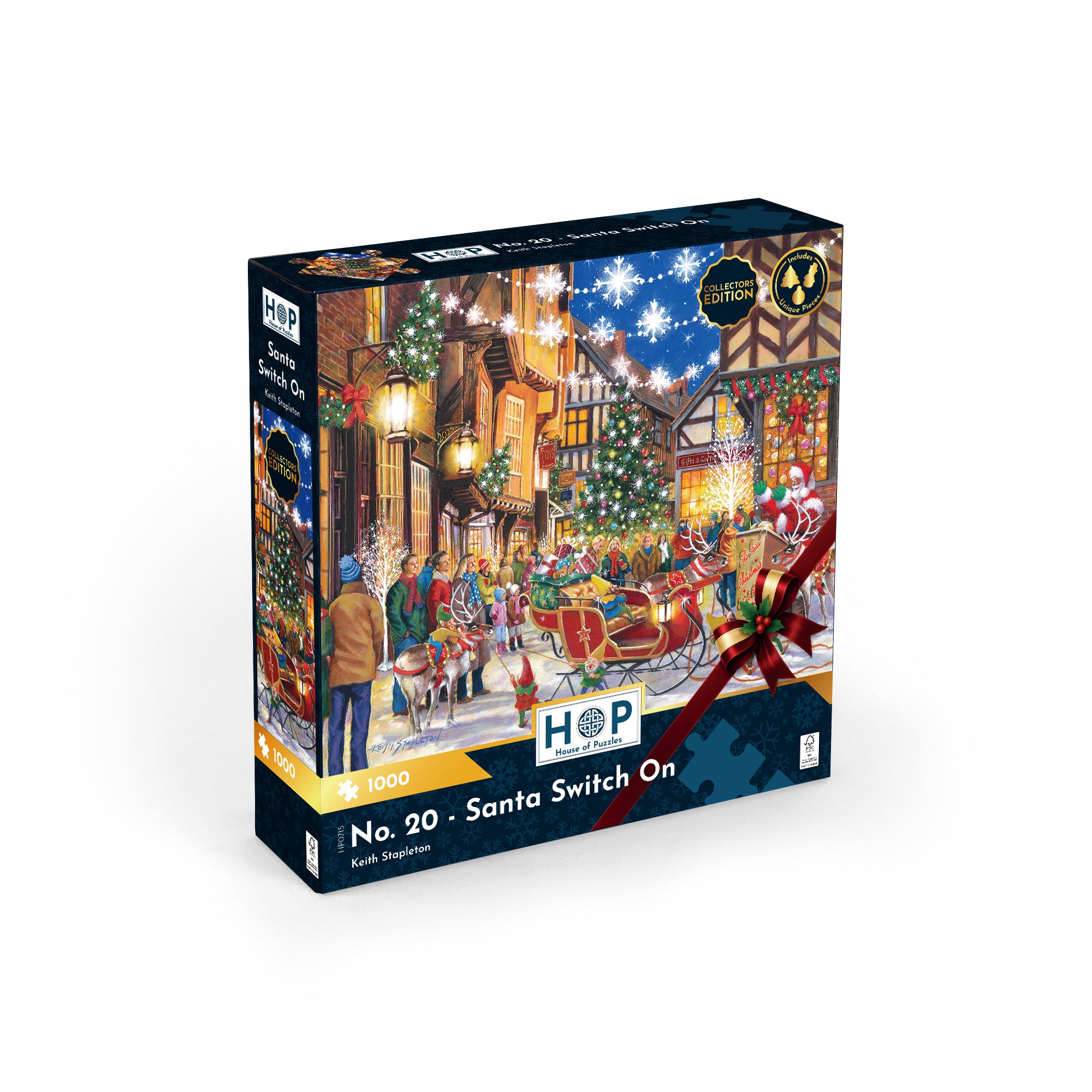 No.20 - Santa Switch On 1000 Piece Puzzle (3 Years +)
