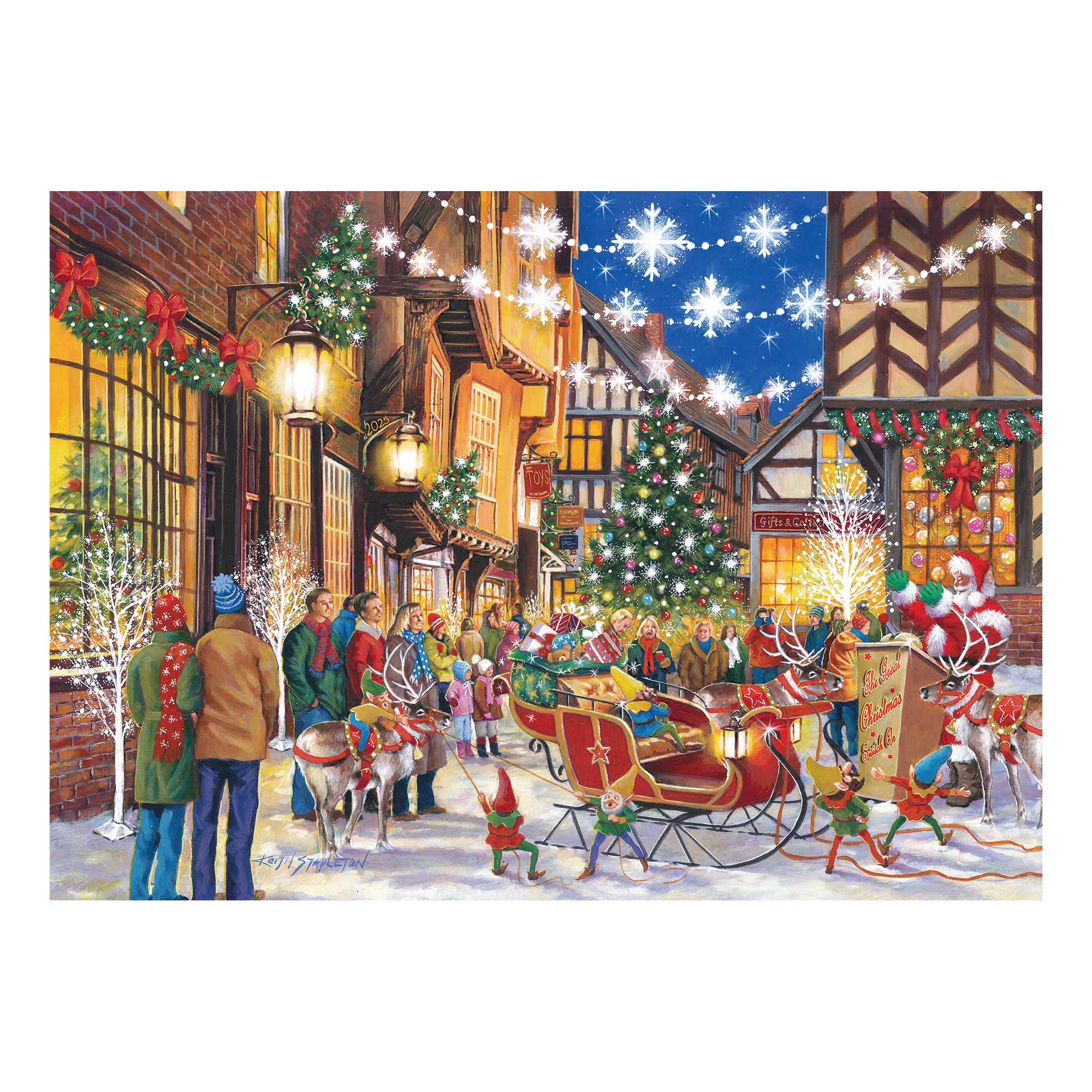 No.20 - Santa Switch On 1000 Piece Puzzle (3 Years +)