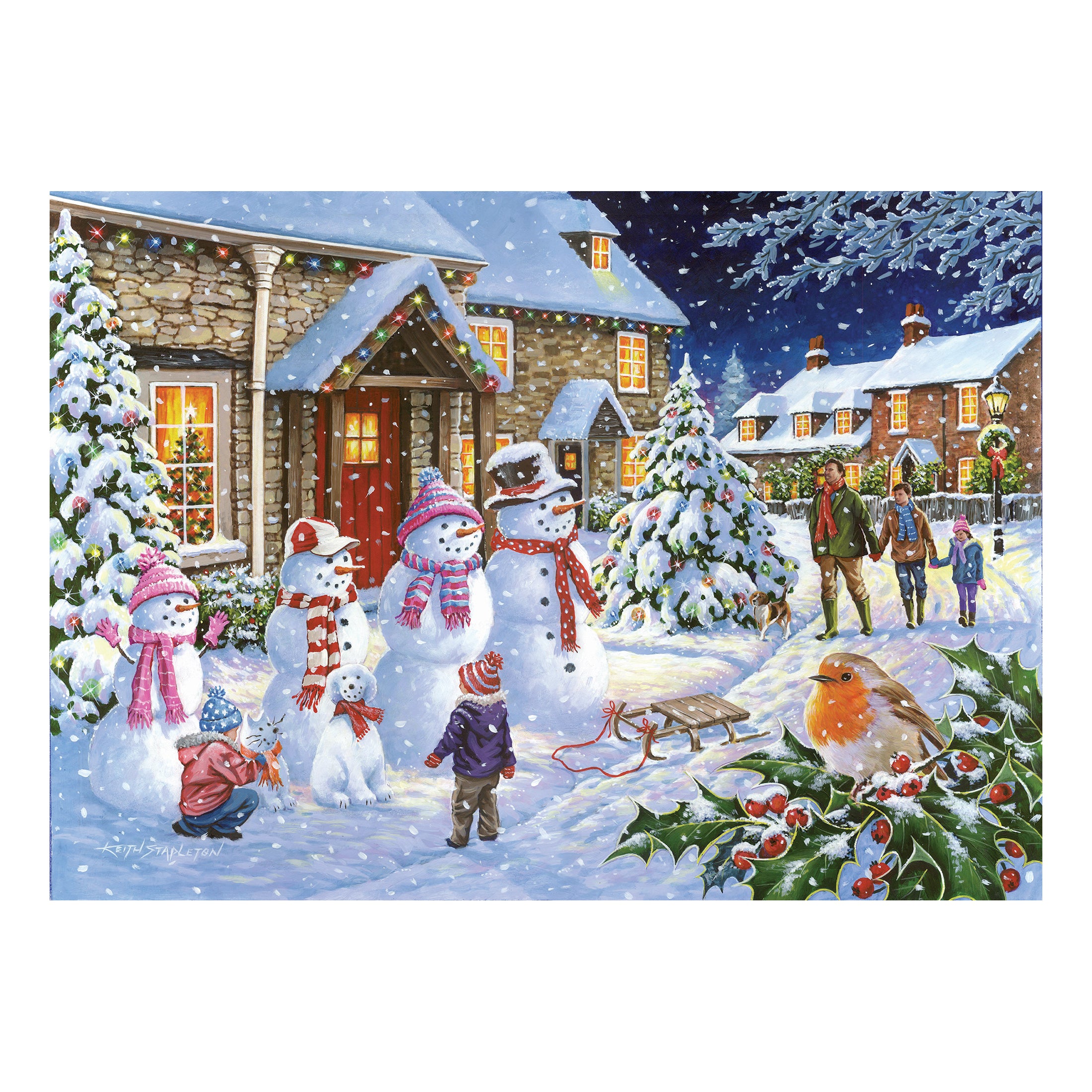Let It Snow - 4 x 500 Piece (3 Years +)
