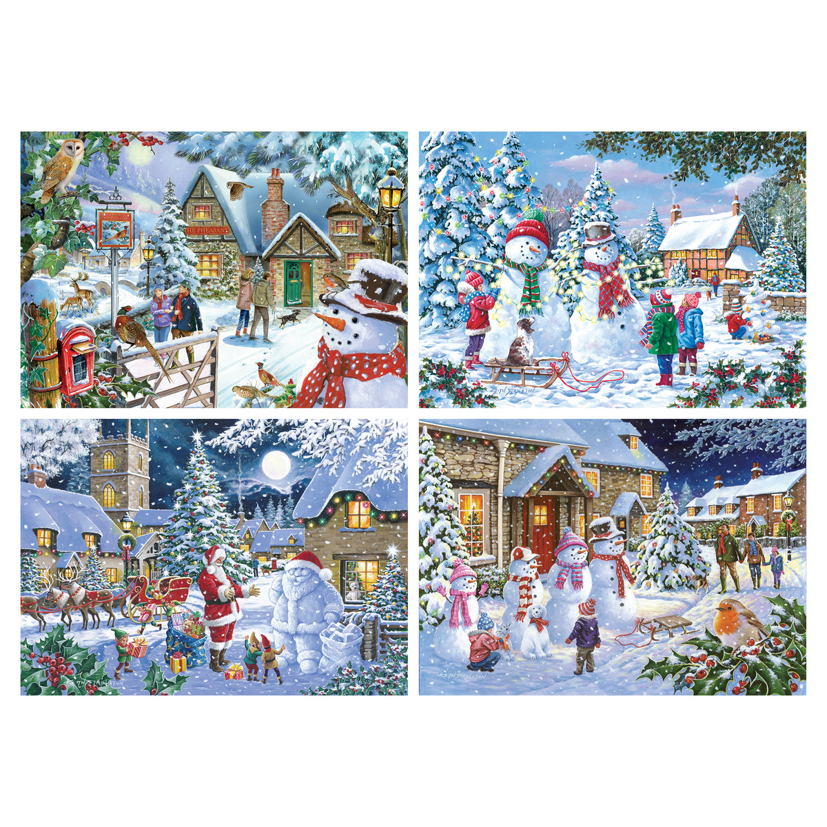 Let It Snow - 4 x 500 Piece (3 Years +)