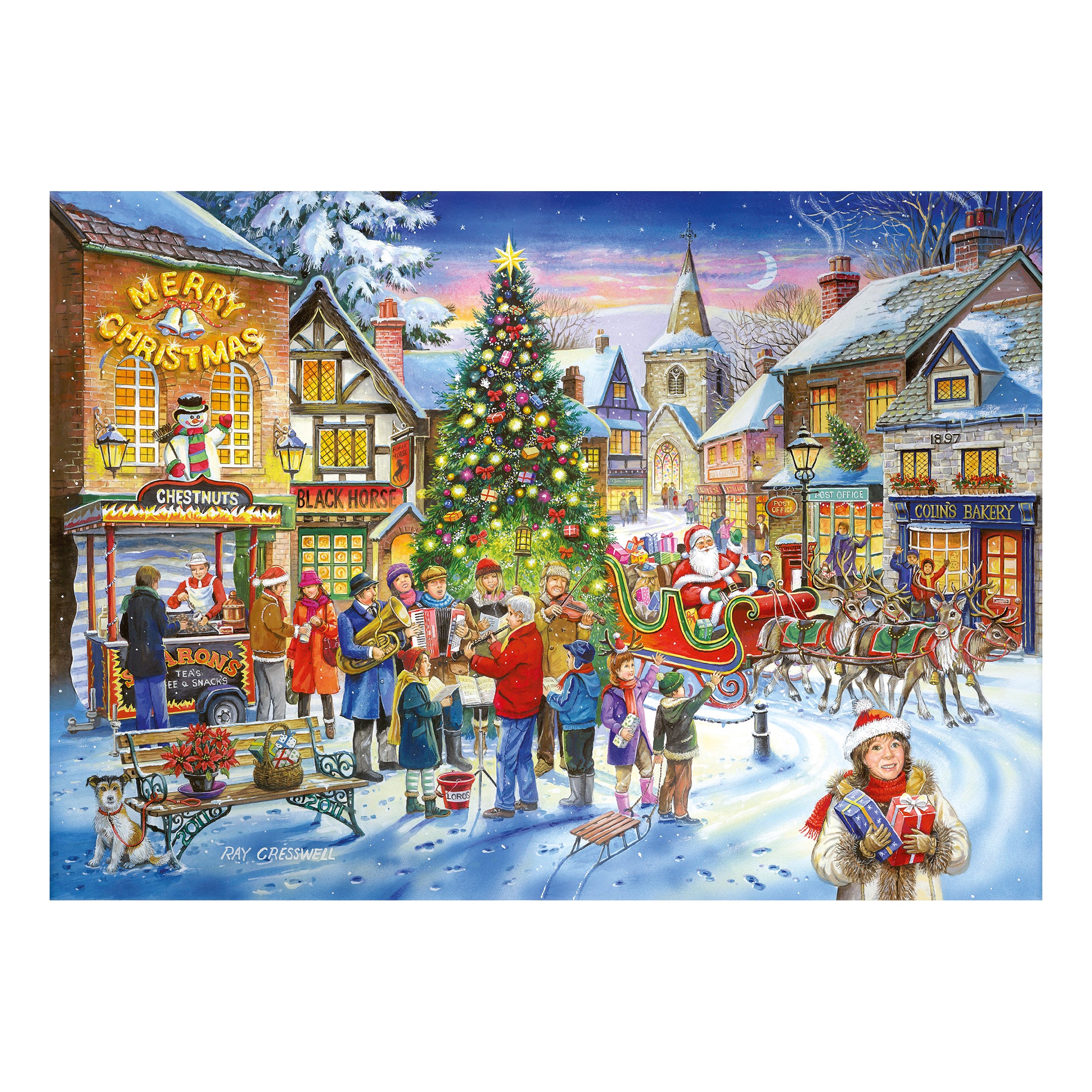 Christmas Shopping - 4 x 500 Piece (3 Years +)