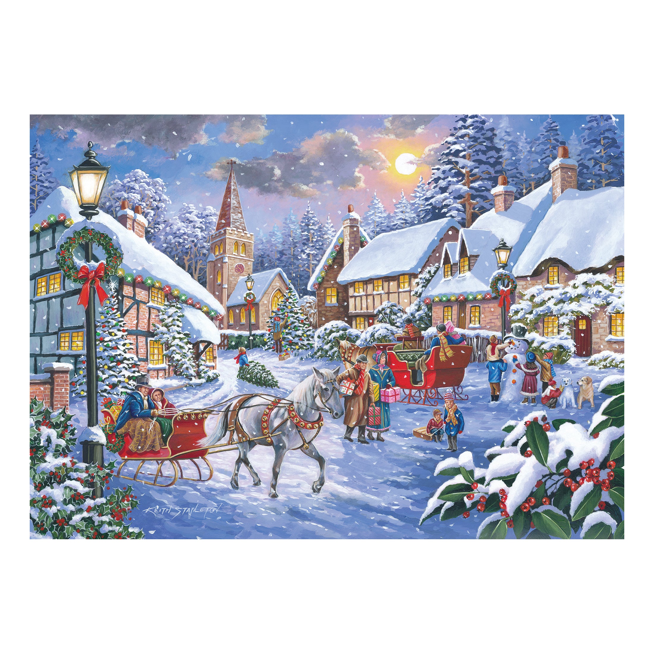 Christmas Is Coming - 2 x BIG 500 Piece (3 Years +)