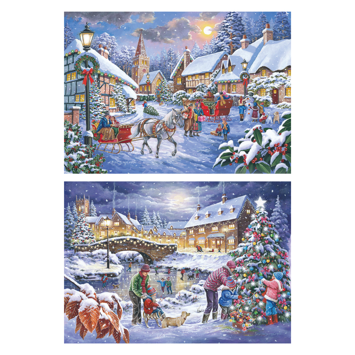 Christmas Is Coming - 2 x BIG 500 Piece (3 Years +)