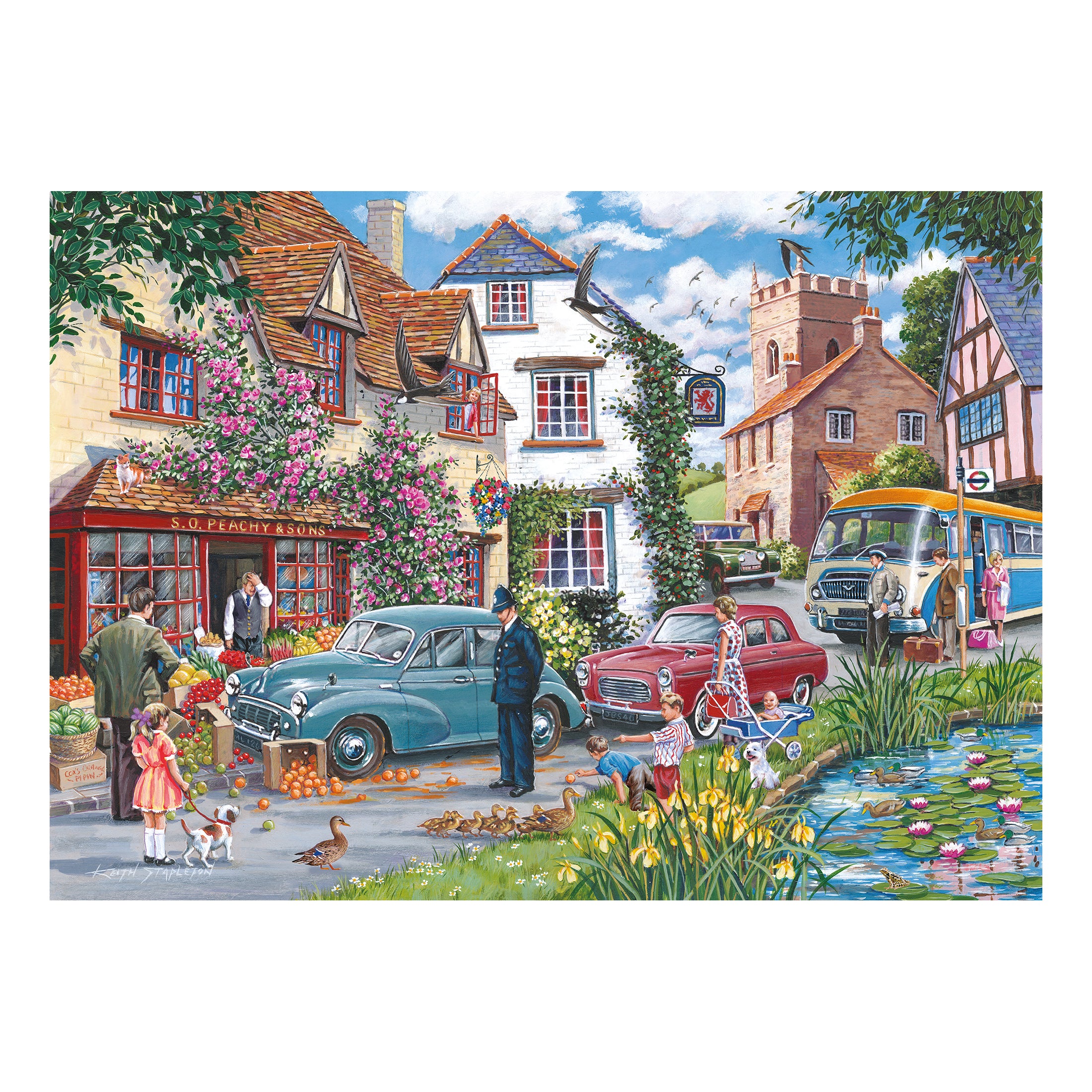 Traffic Jam BIG 500 Puzzle (3 Years +)
