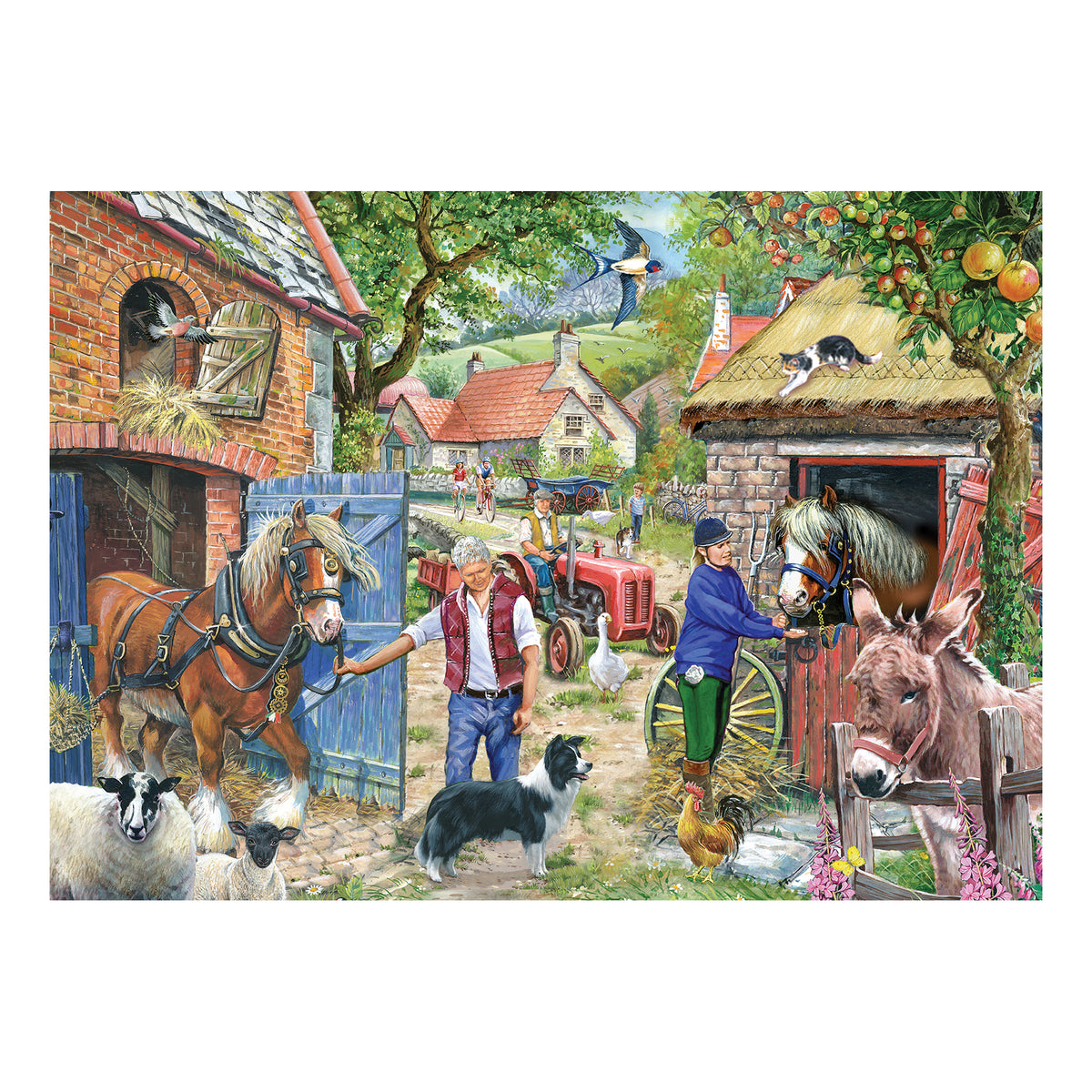 Appletree Lane BIG 500 Puzzle (3 Years +)