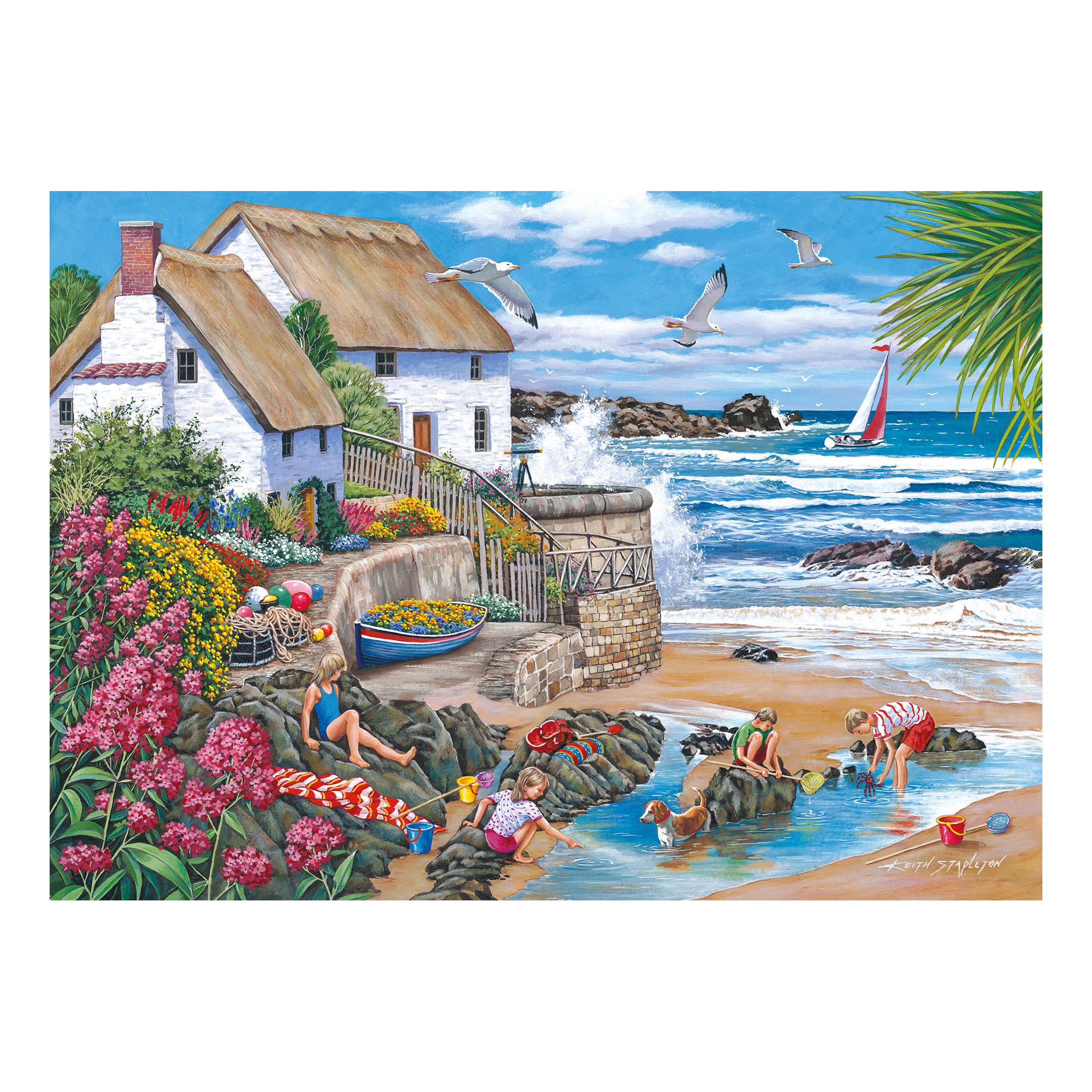 Seaspray Cottages BIG 500 Puzzle (3 Years +)