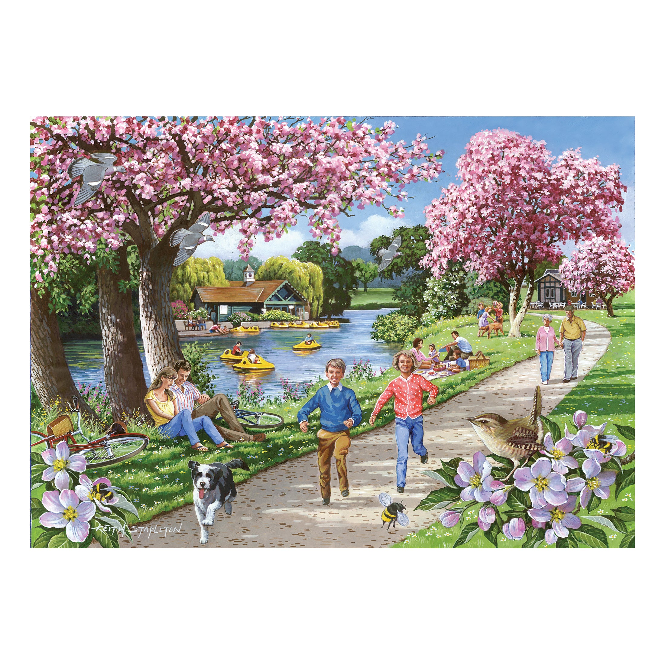 Apple Blossom Time 1000 Piece Puzzle (3 Years +)