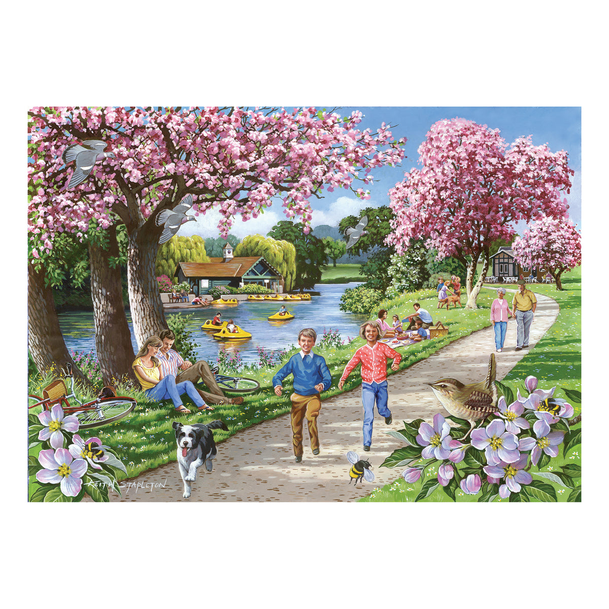 Apple Blossom Time 1000 Piece Puzzle (3 Years +)