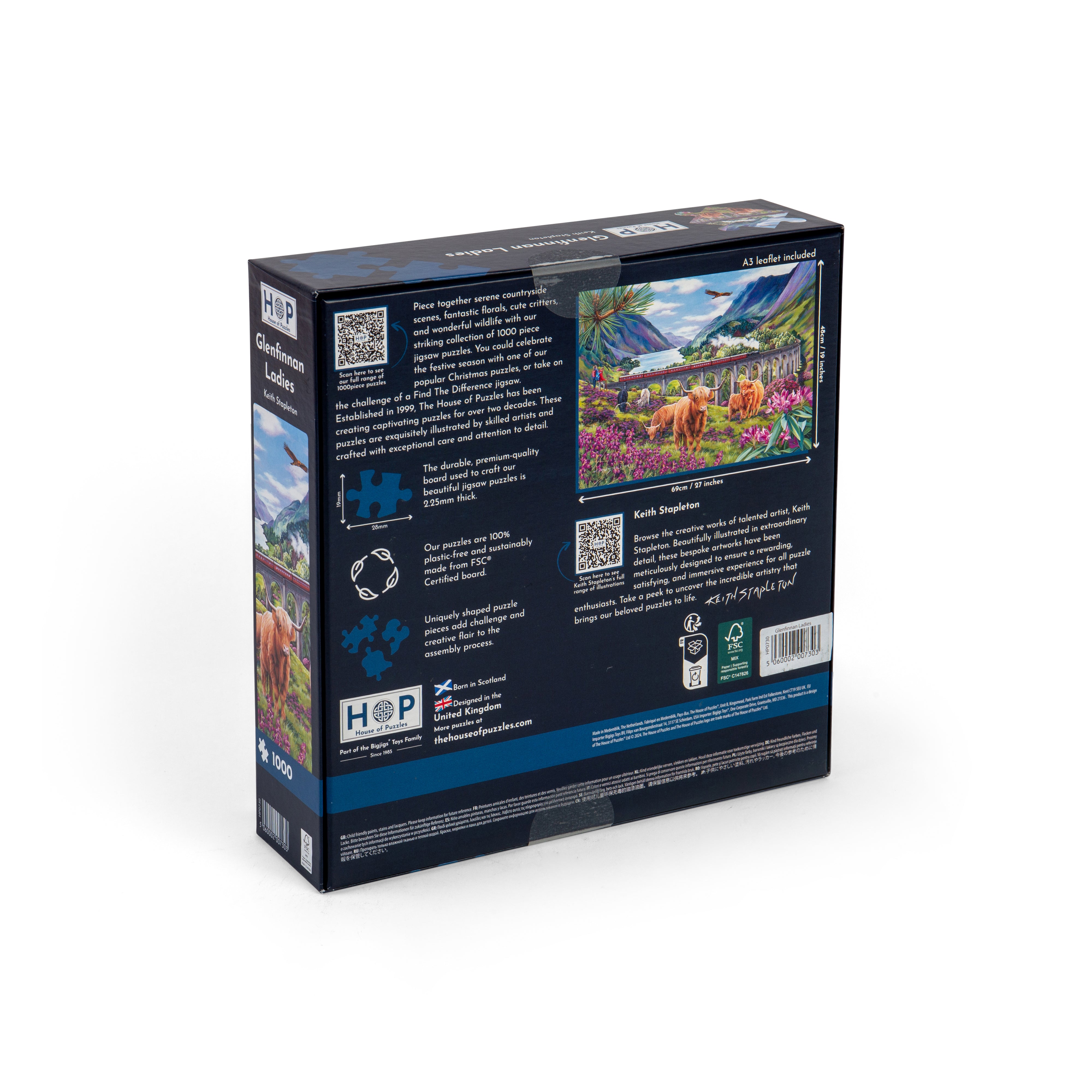 Glenfinnan Ladies 1000 Piece Puzzle (3 Years +)