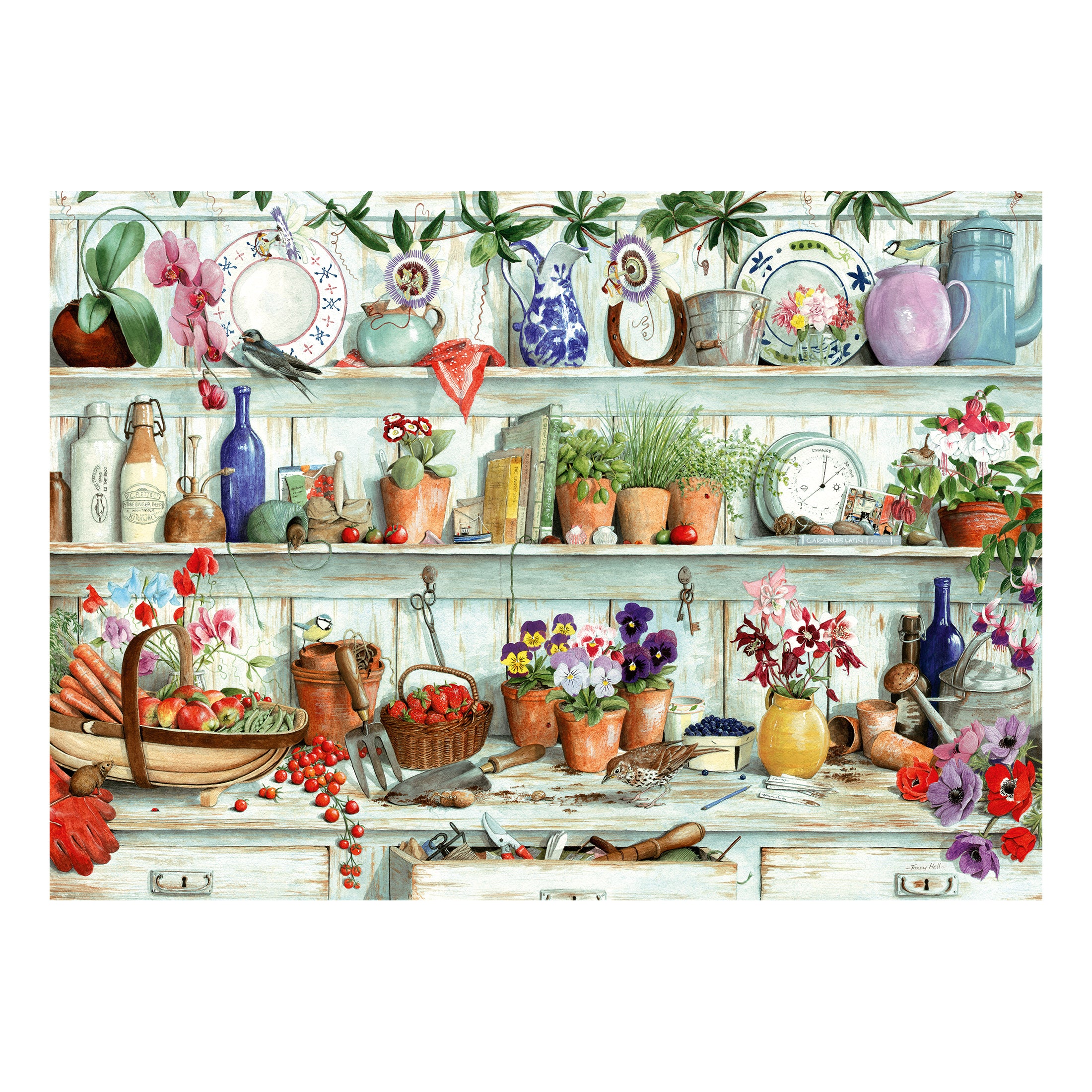Posies & Produce 1000 Piece Puzzle (3 Years +)
