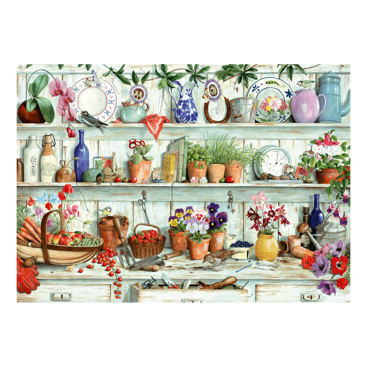 Posies & Produce 1000 Piece Puzzle (3 Years +)