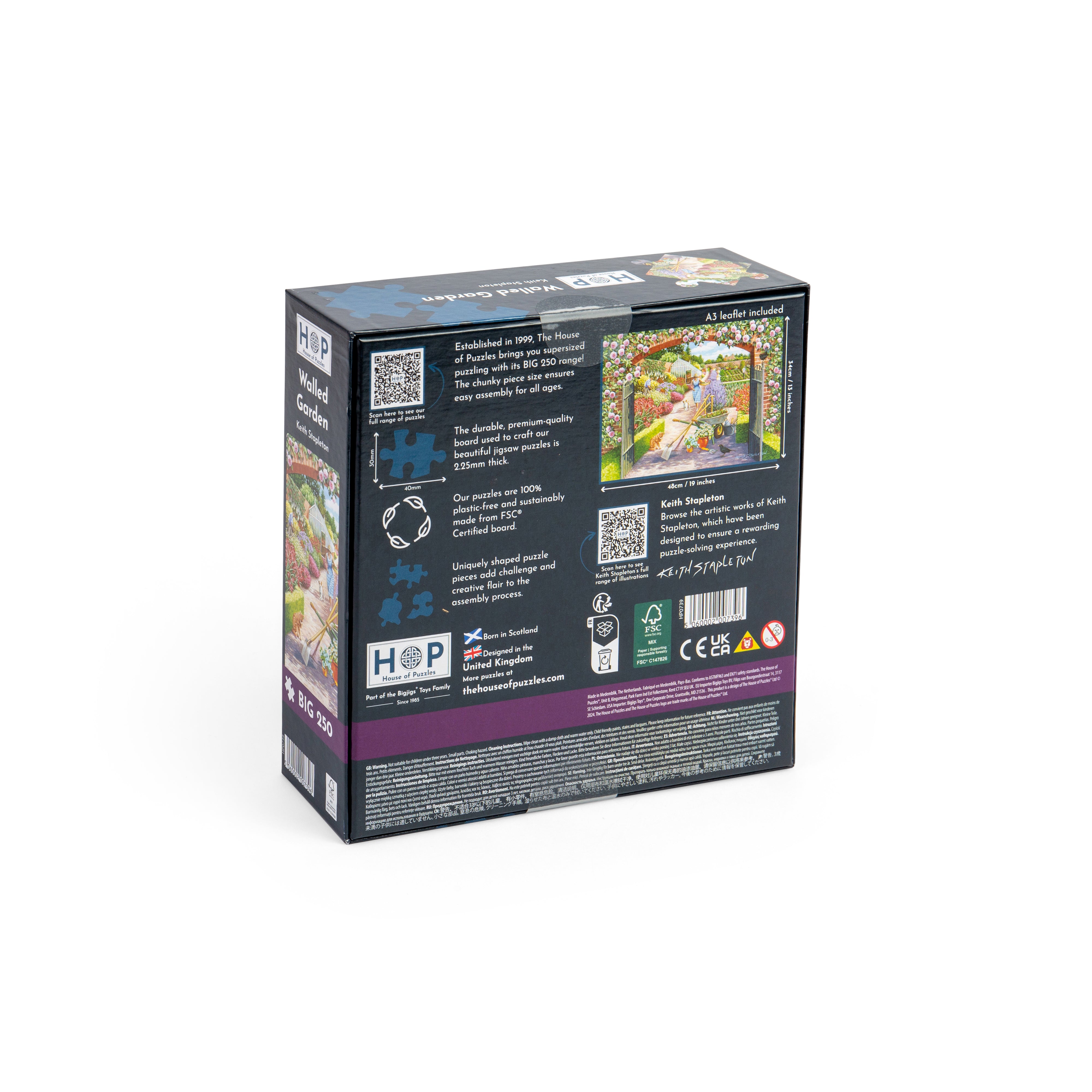 Walled Garden BIG 250 Puzzle (3 Years +)
