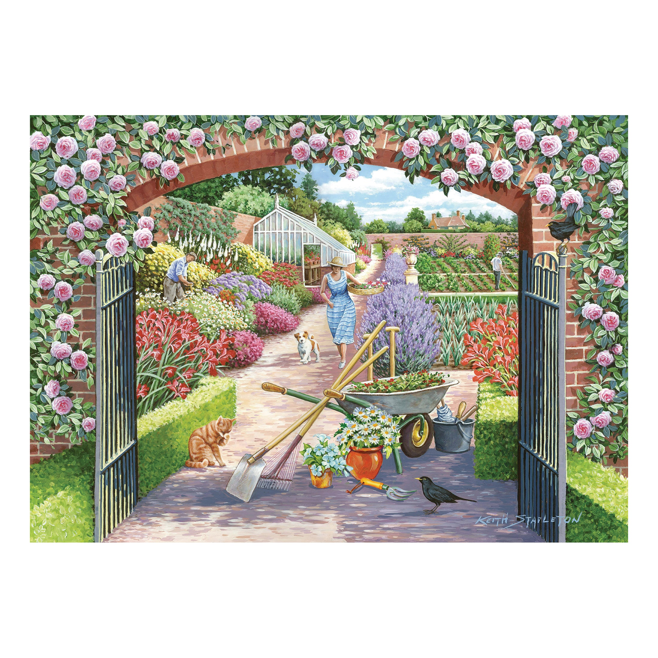 Walled Garden BIG 250 Puzzle (3 Years +)