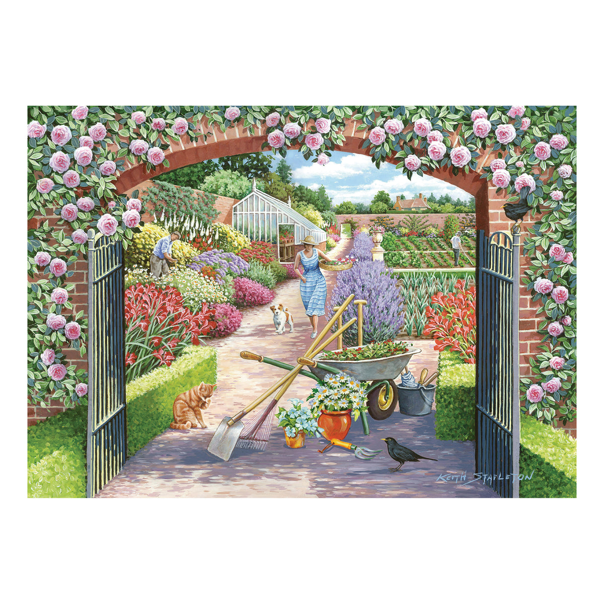 Walled Garden BIG 250 Puzzle (3 Years +)