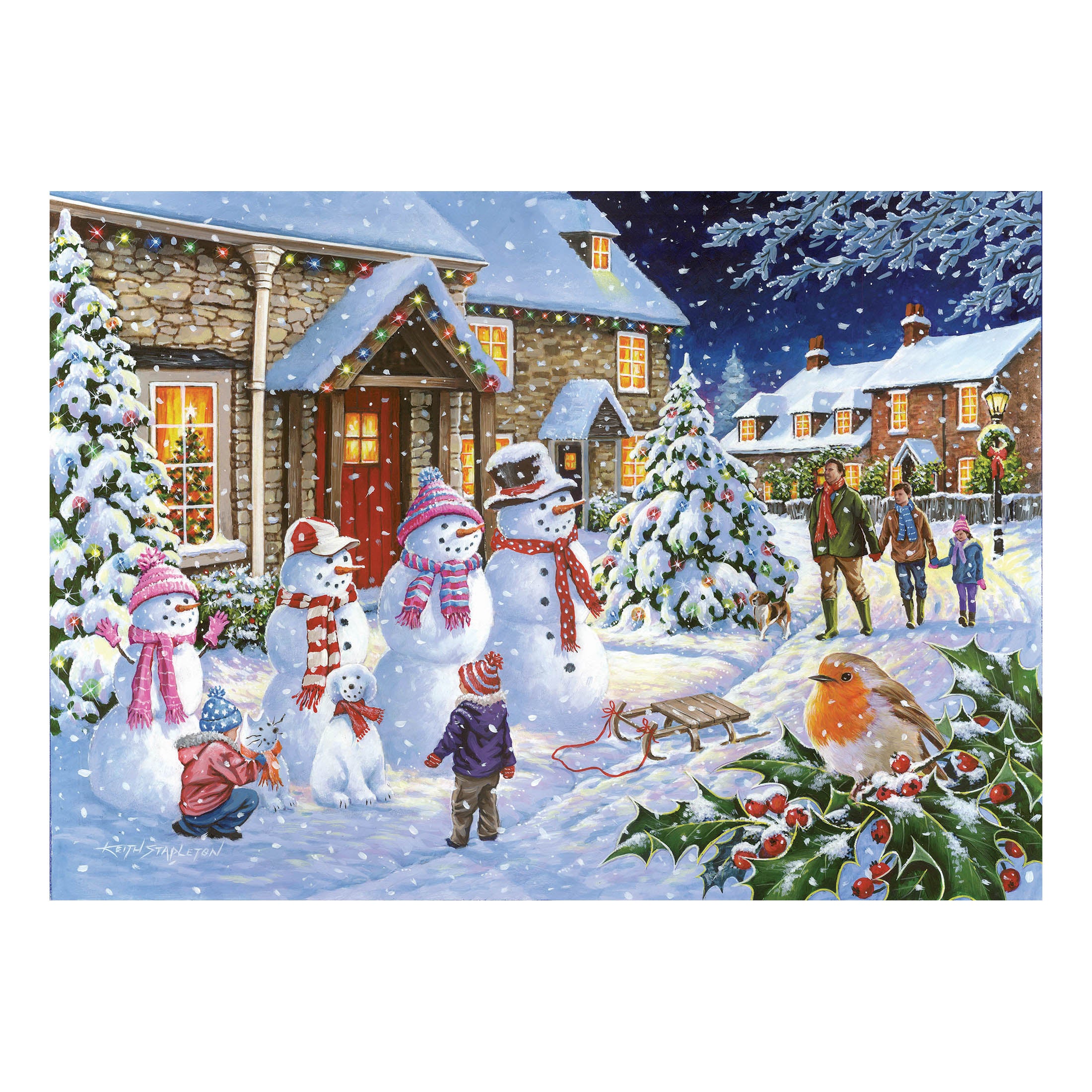 Snow Family BIG 250 Puzzle (3 Years +)