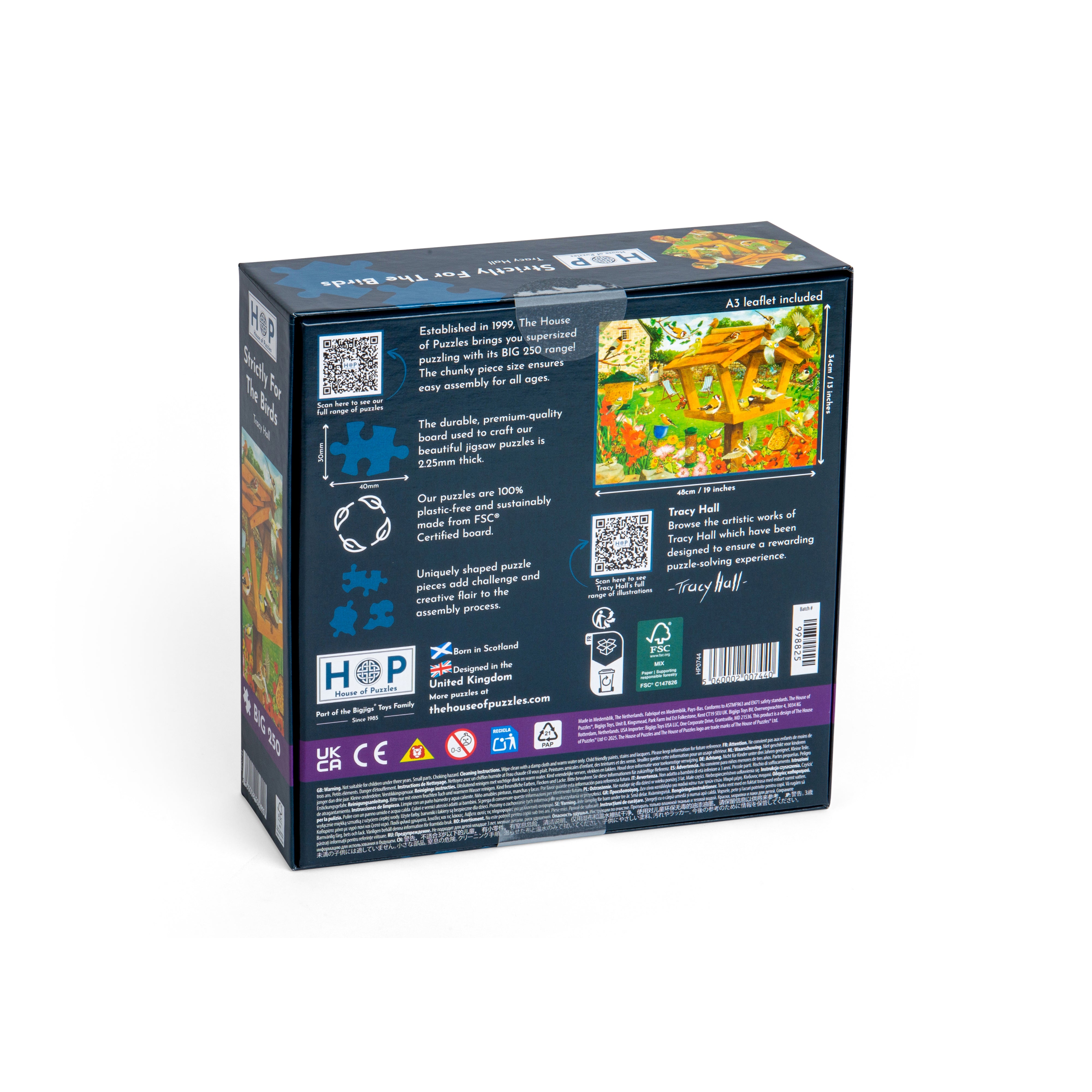 Strictly For The Birds BIG 250 Puzzle (3 Years +)