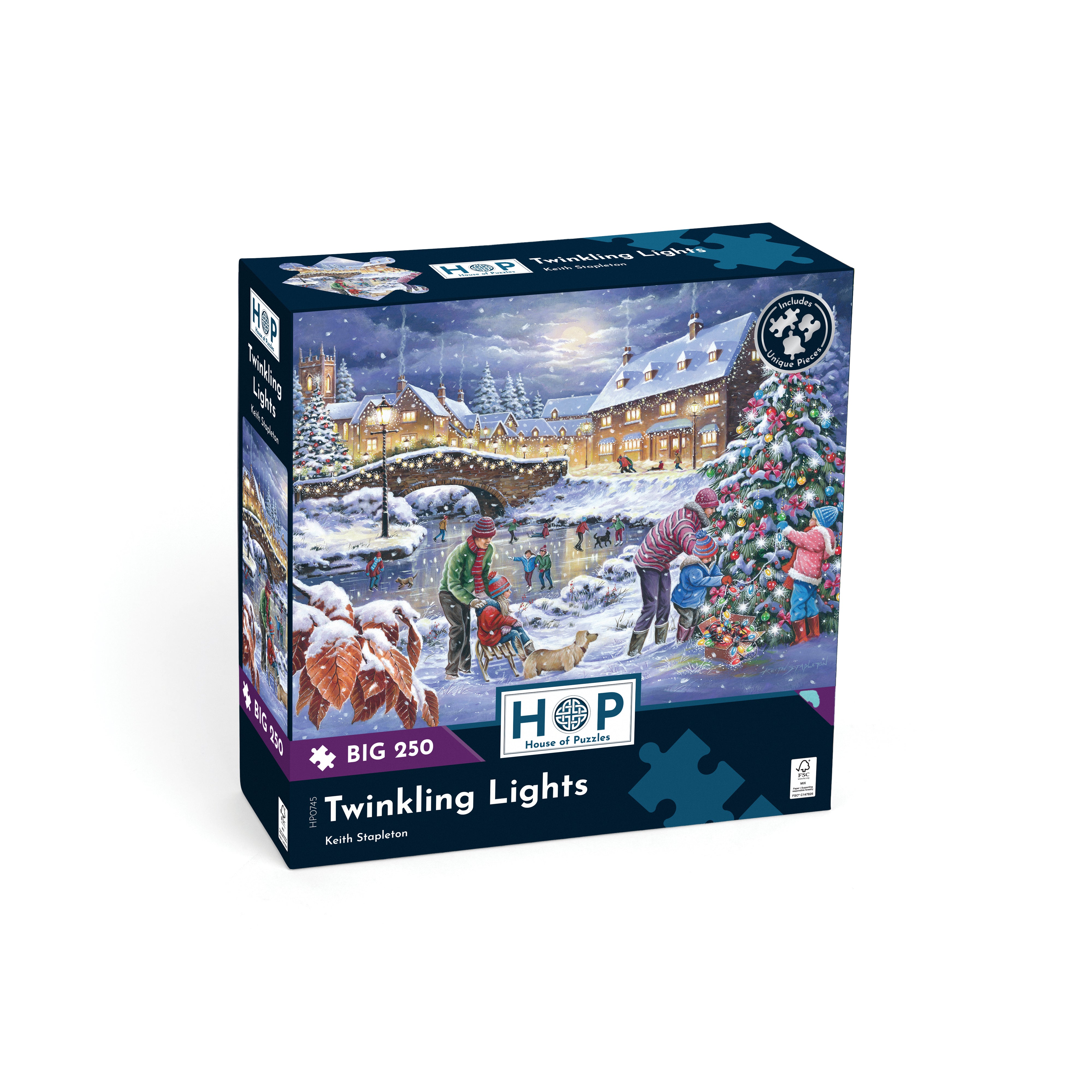 Twinkling Lights BIG 250 Puzzle (3 Years +)
