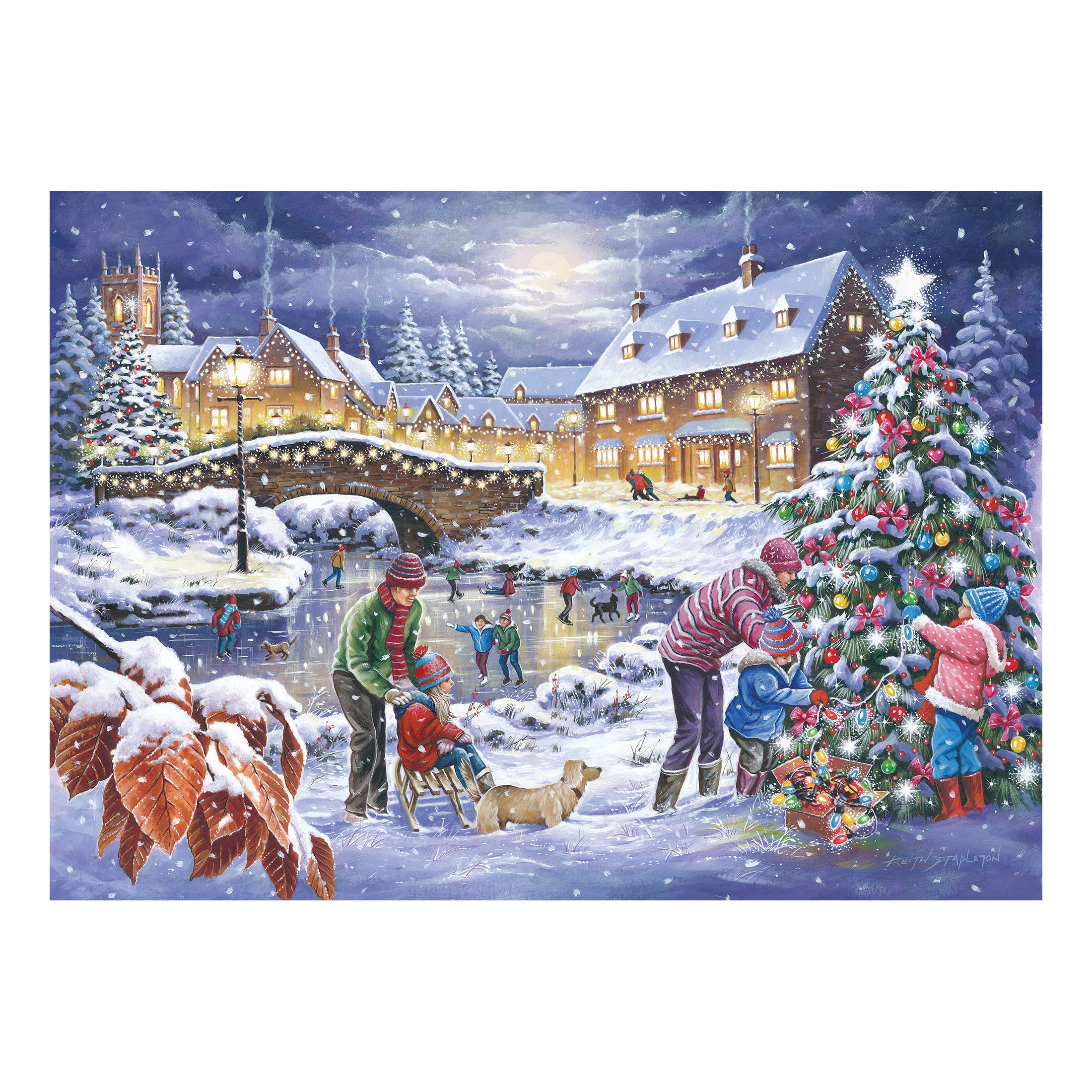 Twinkling Lights BIG 250 Puzzle (3 Years +)