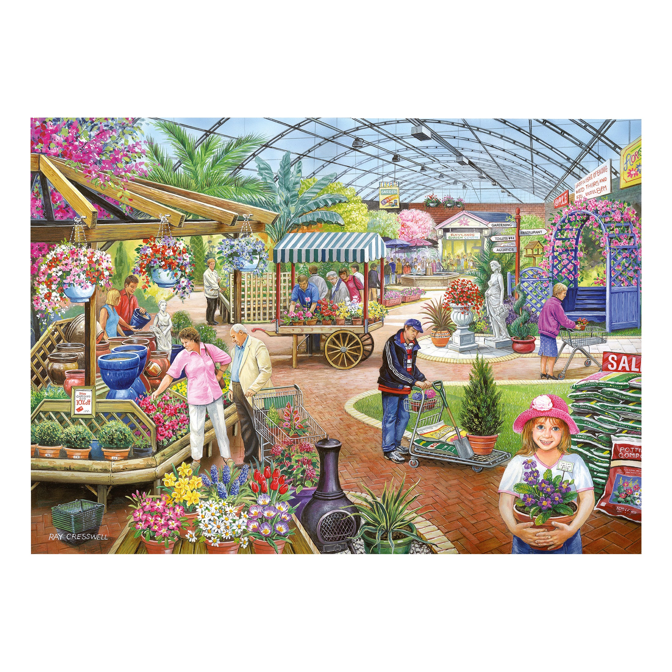At The Garden Centre 500 Puzzle (3 Years +)