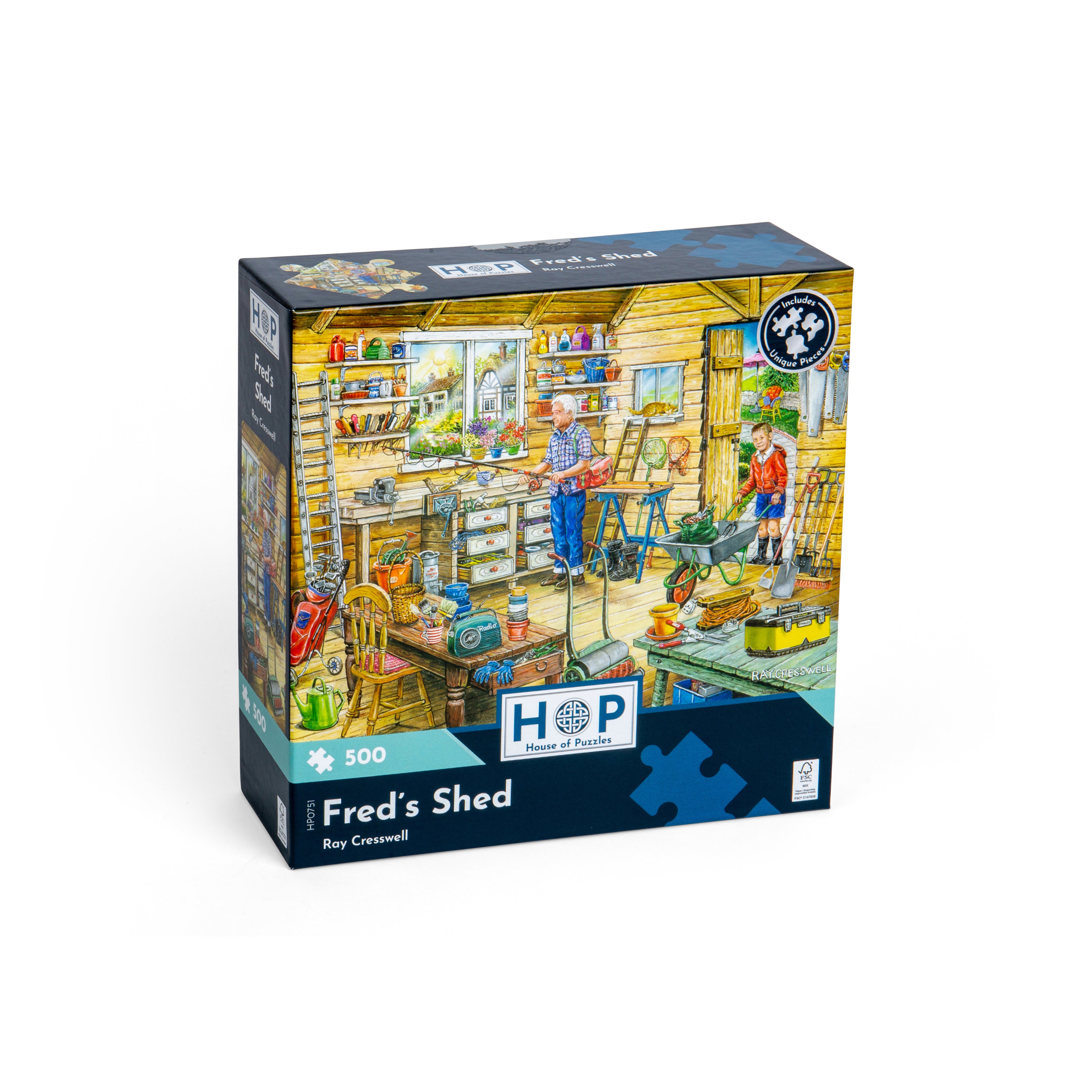 Fred's Shed 500 Puzzle (3 Years +)