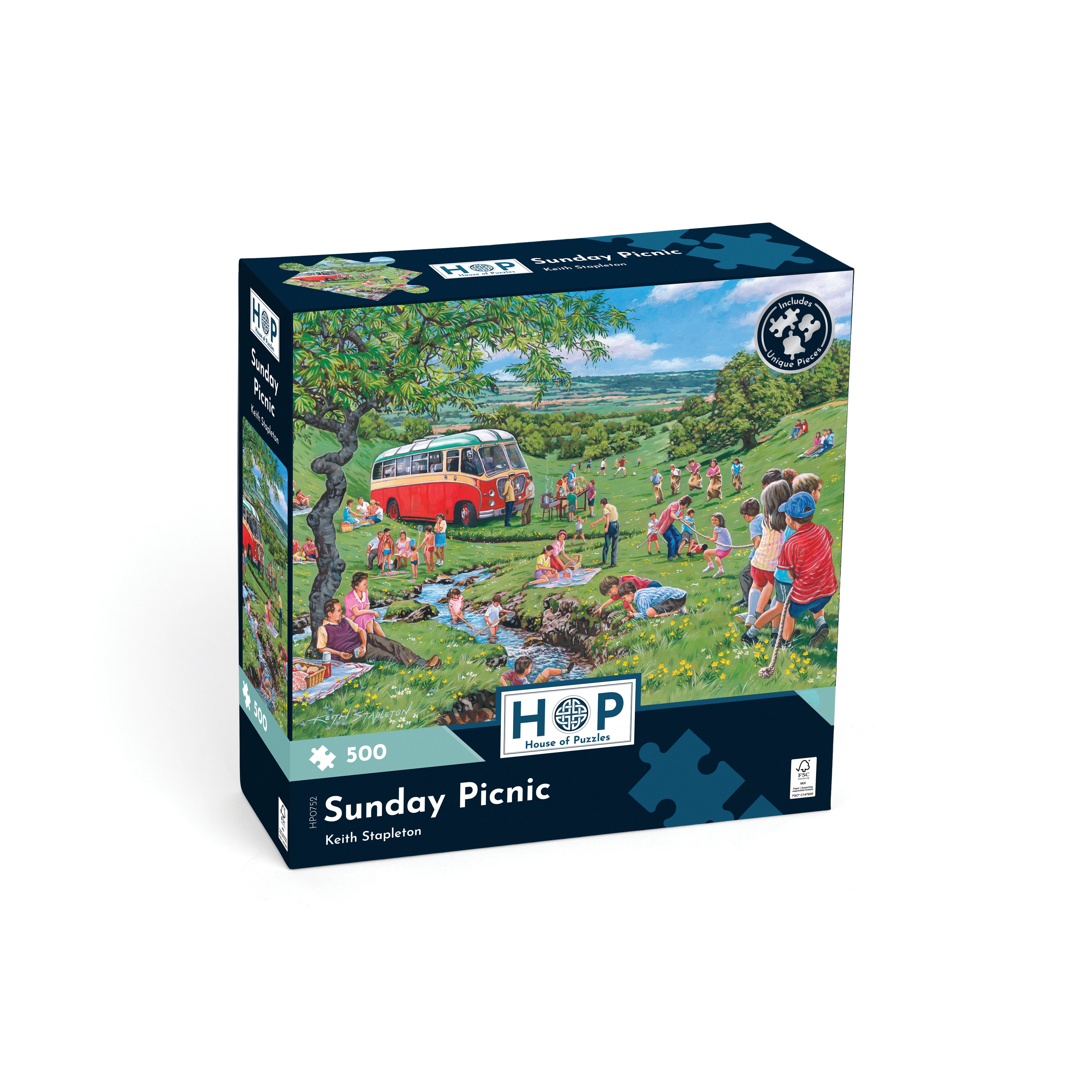 Sunday Picnic 500 Puzzle (3 Years +)
