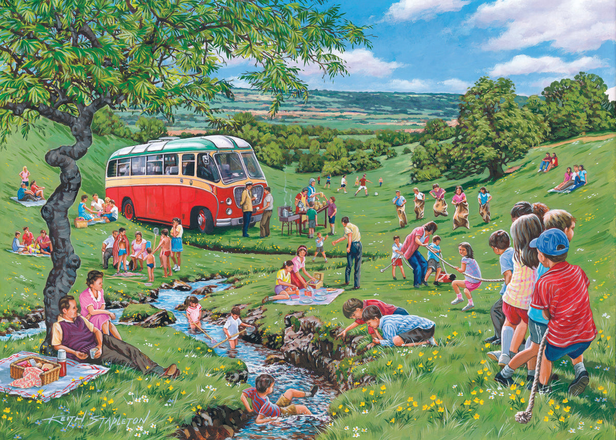 Sunday Picnic 500 Puzzle (3 Years +)