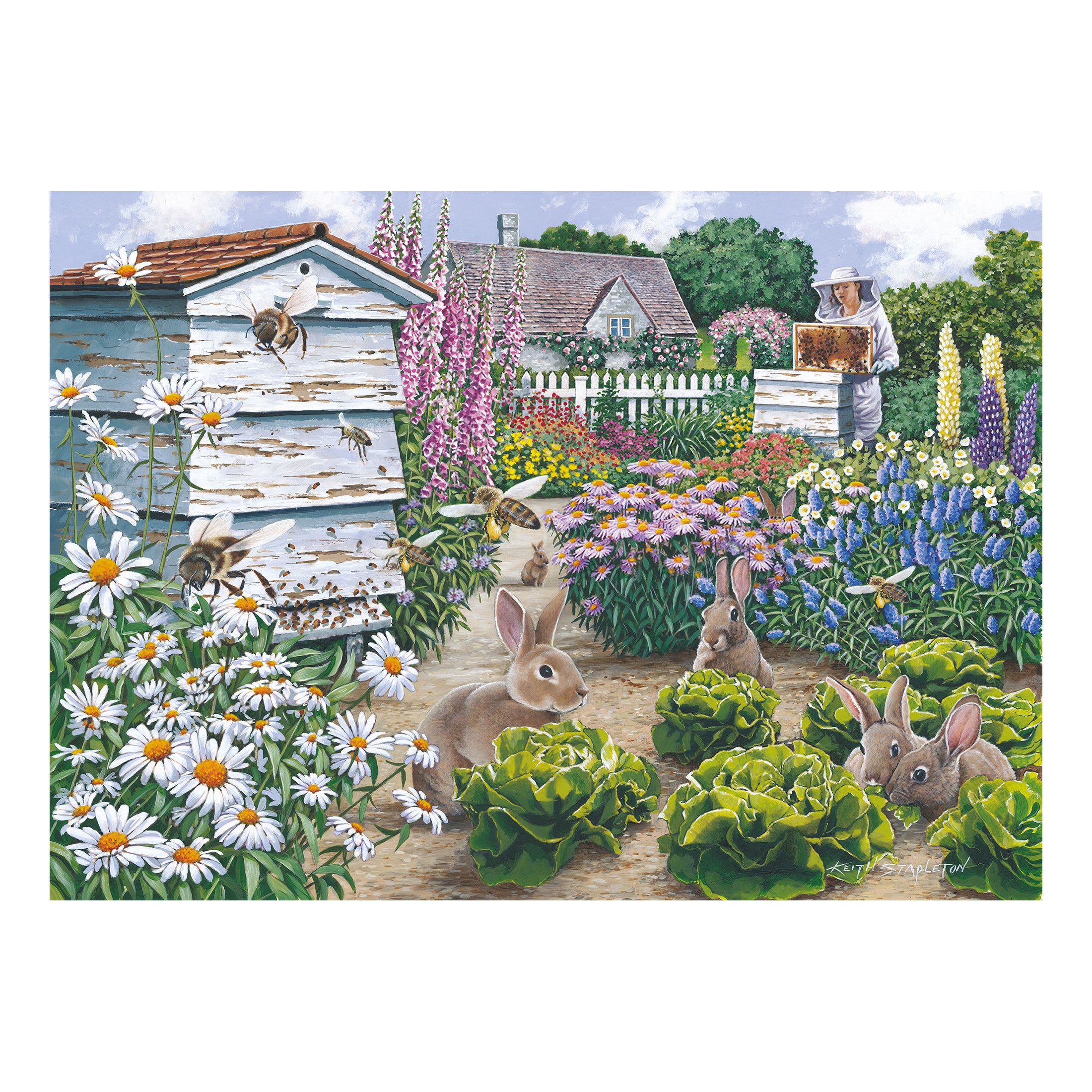 Honey Bunnies 500 Puzzle (3 Years +)