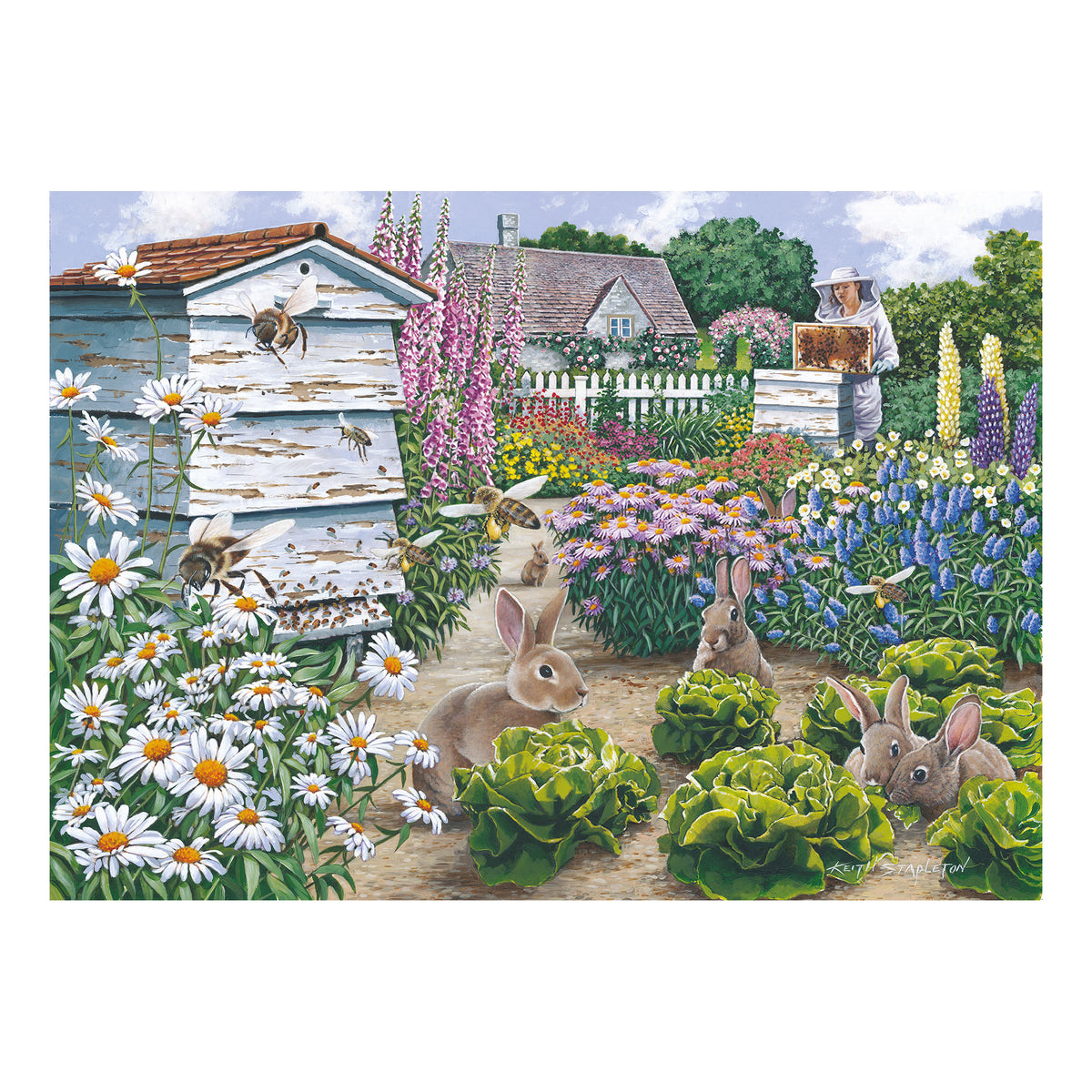 Honey Bunnies 500 Puzzle (3 Years +)