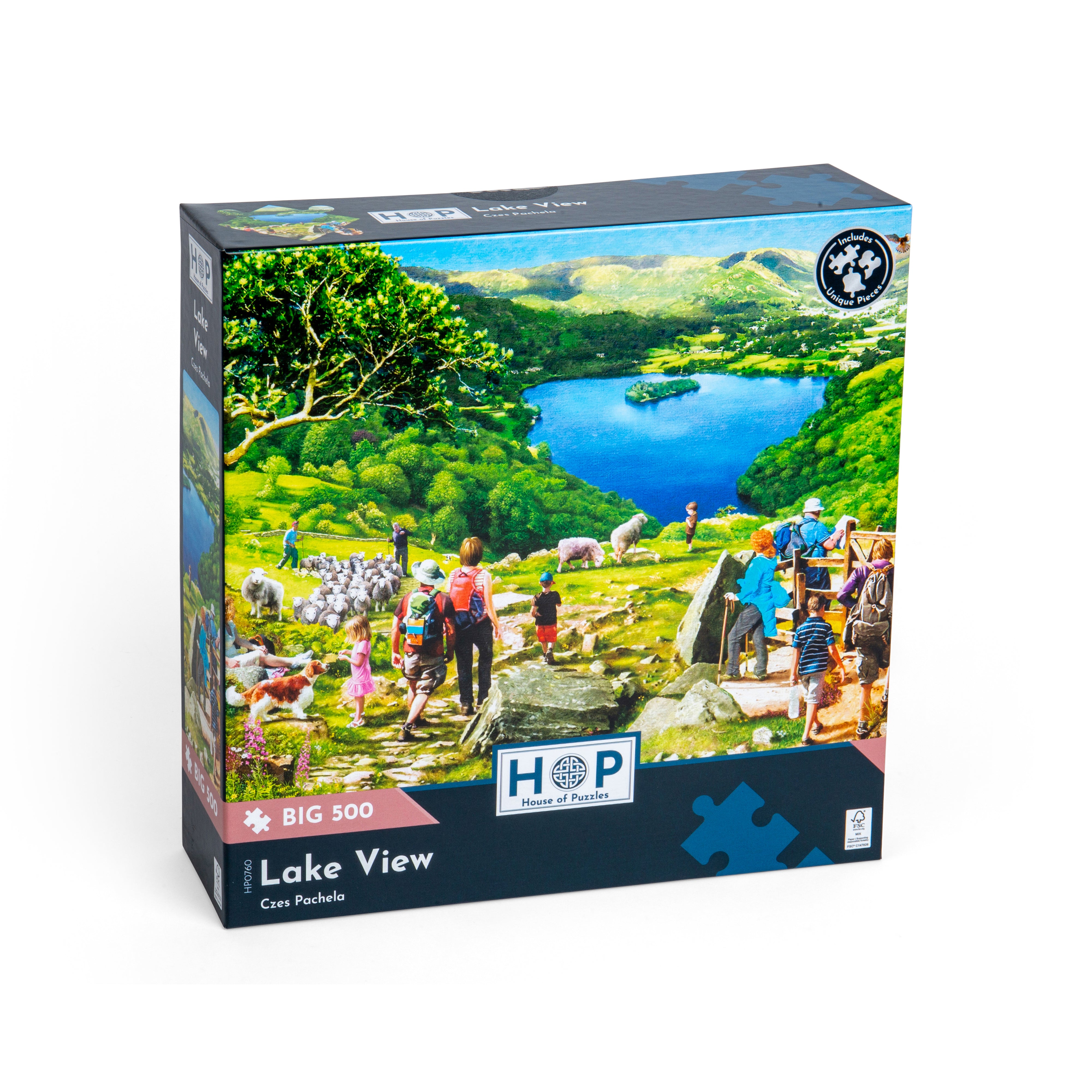 Lake View BIG 500 Puzzle (3 Years +)